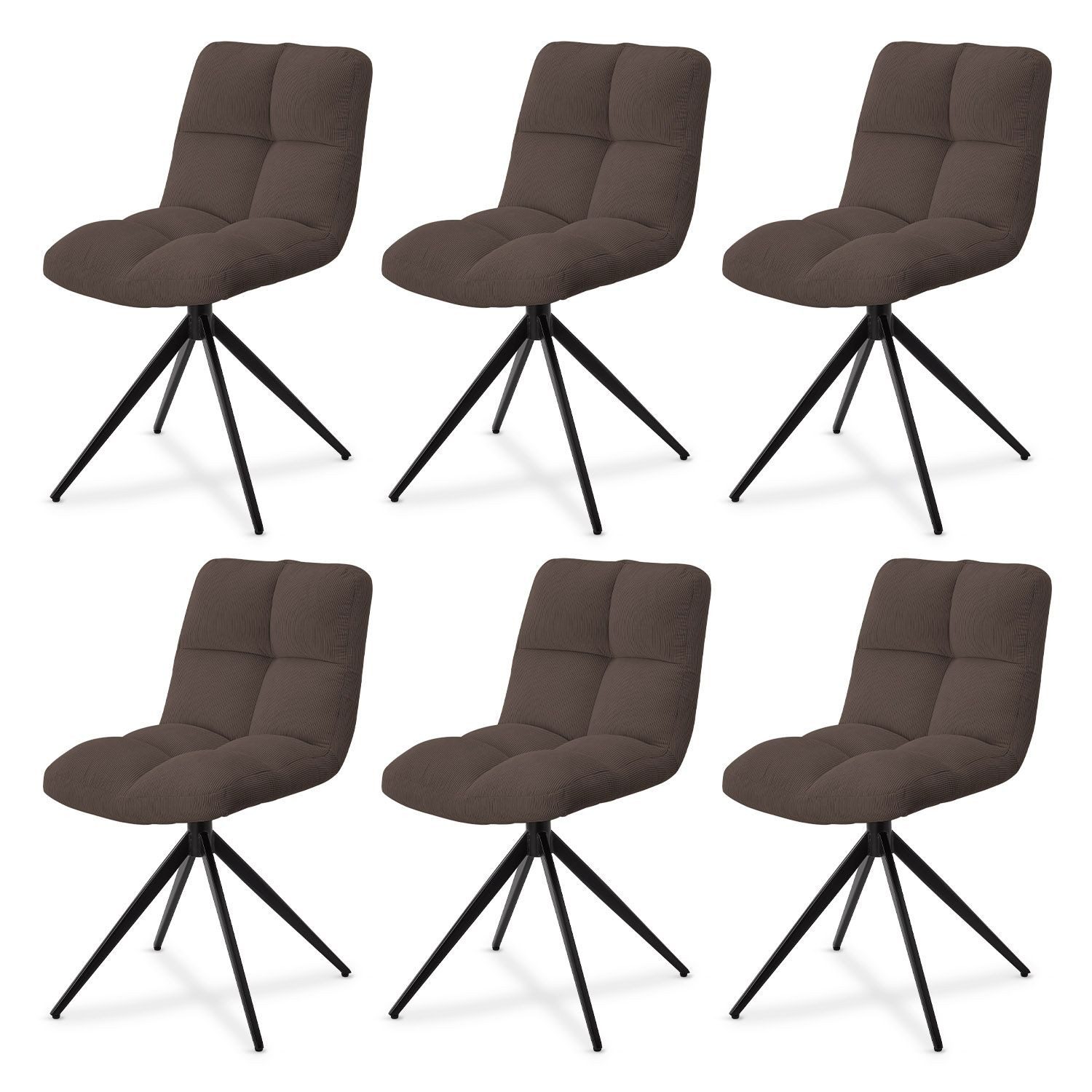 Juskys Esszimmerstuhl Dallas (6 St), 6er günstig online kaufen