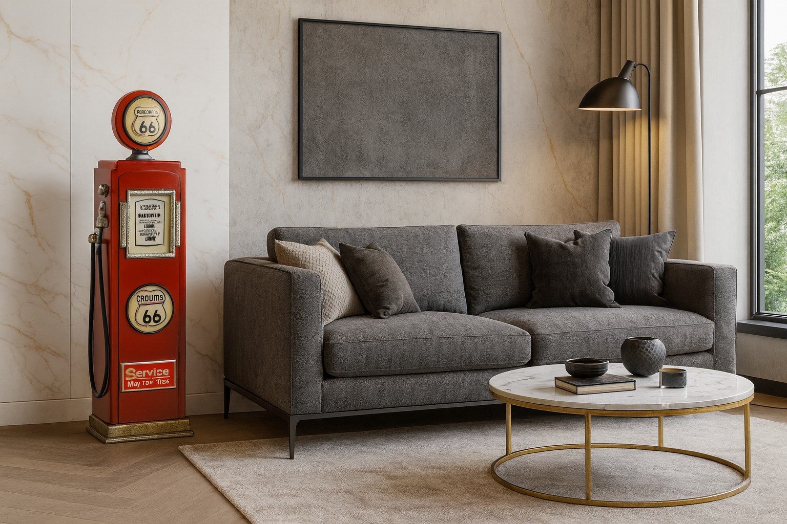 moebel-direkt-online CD-Regal ROUTE66, 1-tlg., 4 Böden hinter der Tür günstig online kaufen