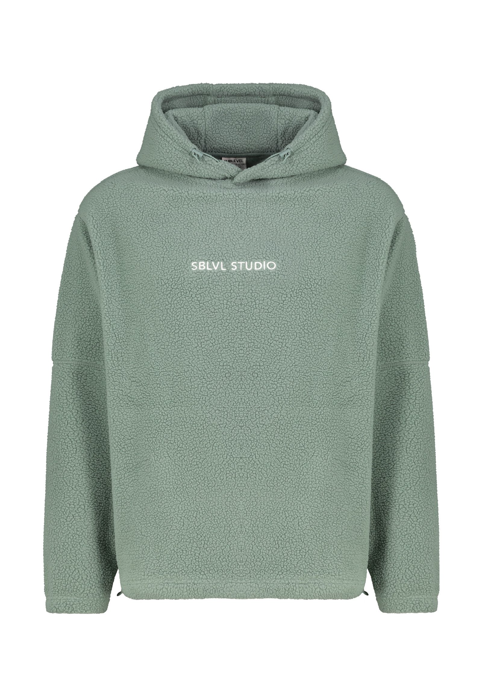 SUBLEVEL Fleecejacke Herren Fleece Kapuzenpullover Sweater, günstig online kaufen