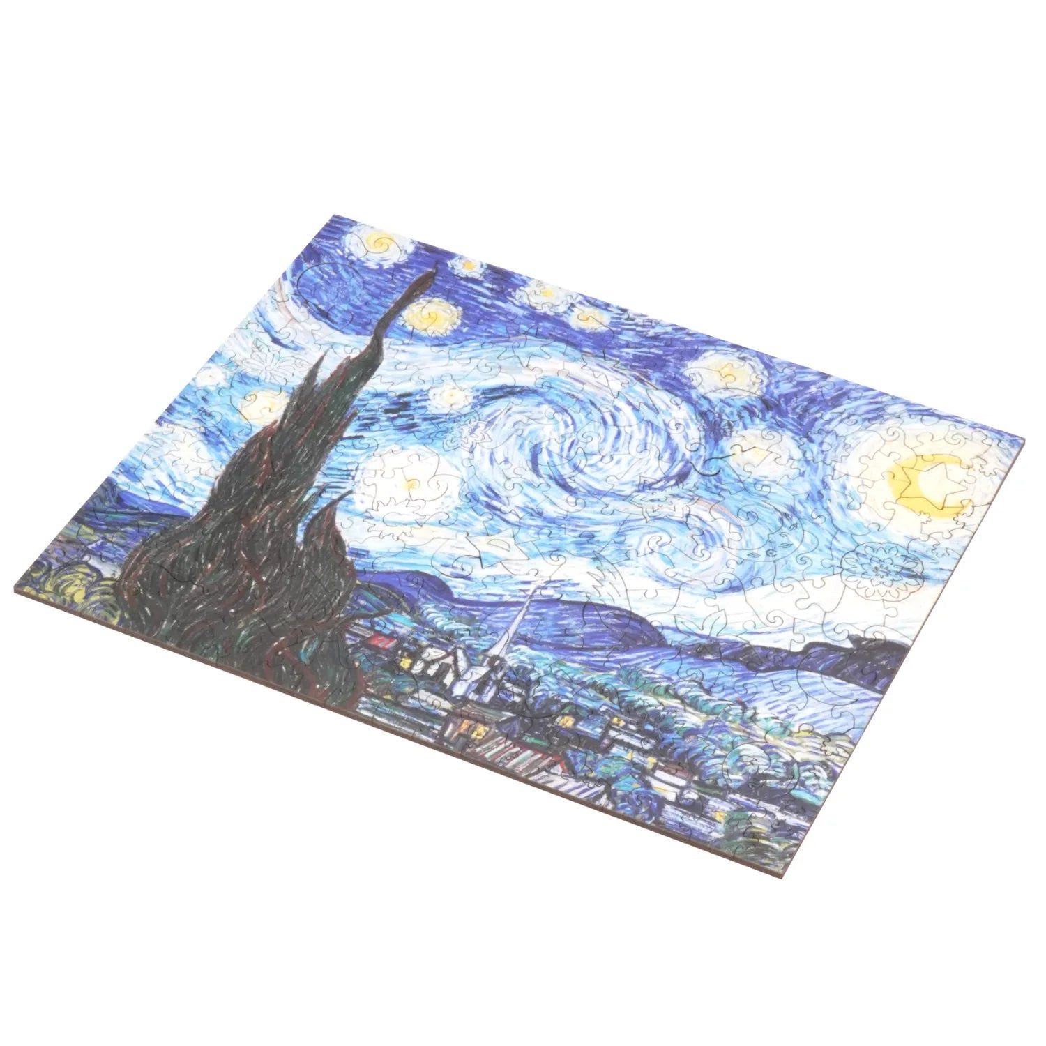MagicHolz Puzzle Die Sternennacht Vincent van Gogh Holzpuzzle (2D), 250 Puzzleteile, Künstler: Vincent van Gogh