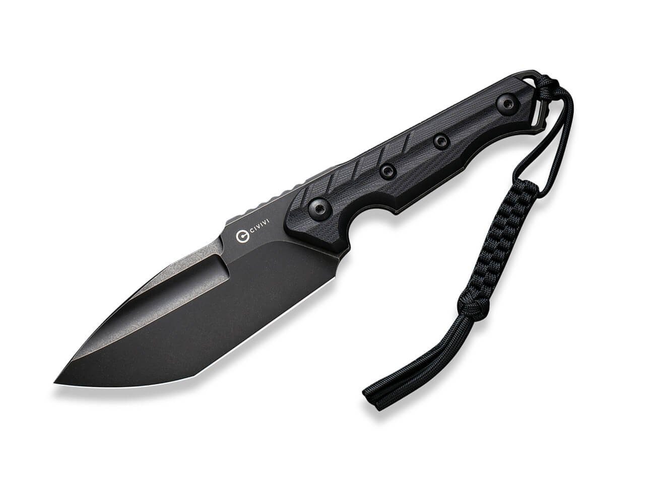 CIVIVI Survival Knife CIVIVI Maxwell G10 Black feststehendes Messer mit Kydexscheide, (1 St)