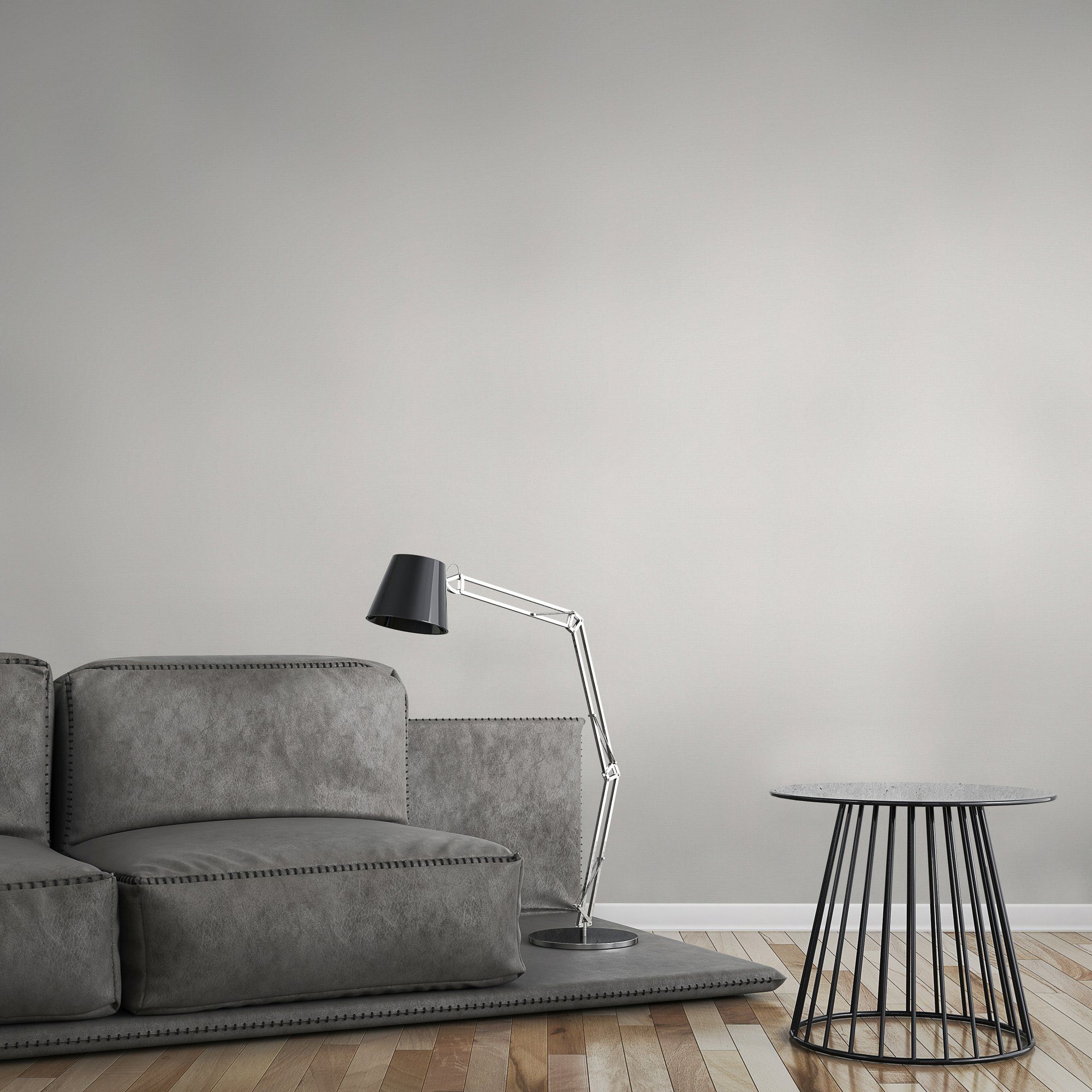 A.S. Création Vliestapete Greenery Uni, strukturiert, uni, Uni Tapete Einfarbig