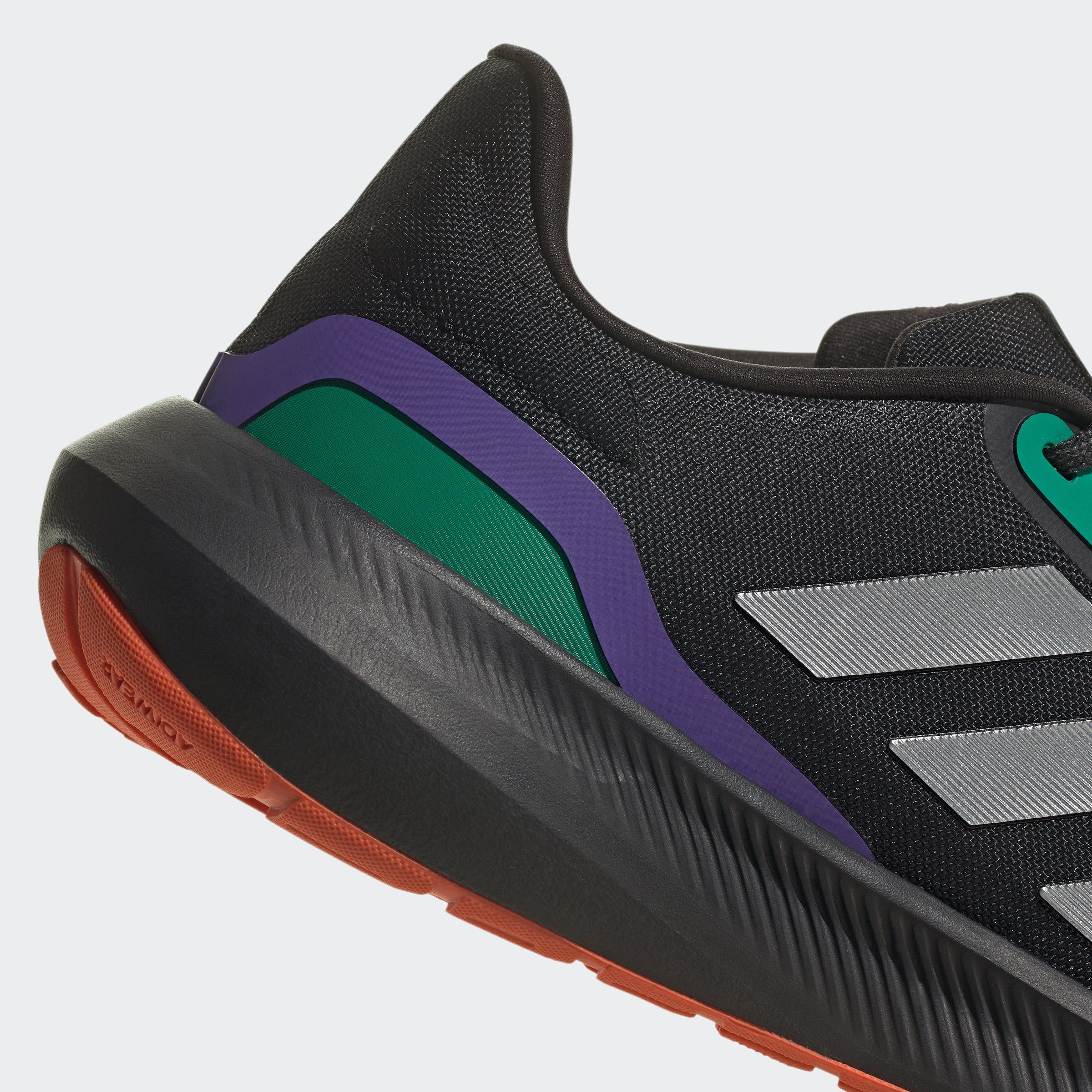 adidas Performance RUNFALCON 3 TR Purple Silver Metallic Laufschuh Black Core / / Rush