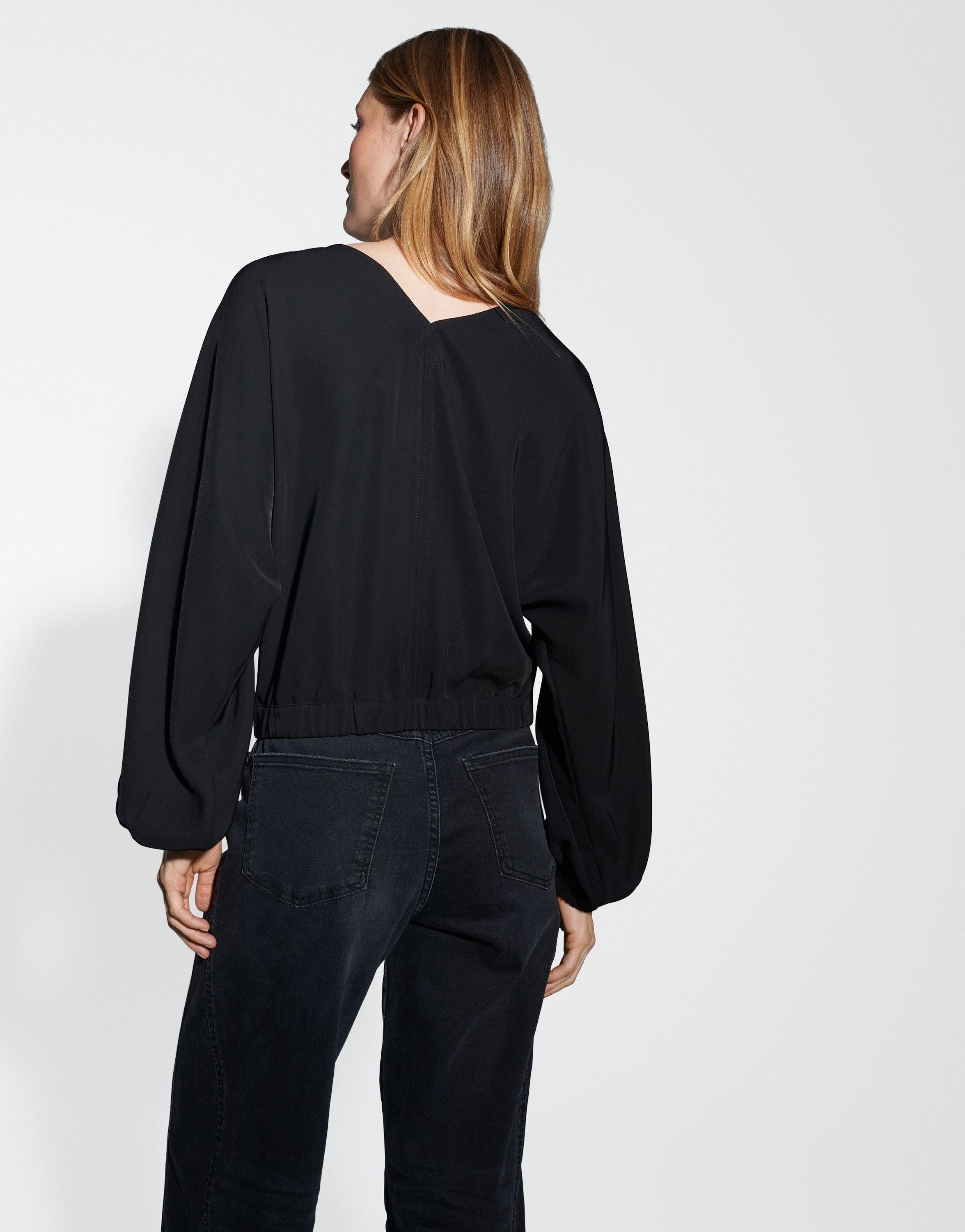 OPUS Shirtbluse FOSMA Loose mit Fledermausärmeln