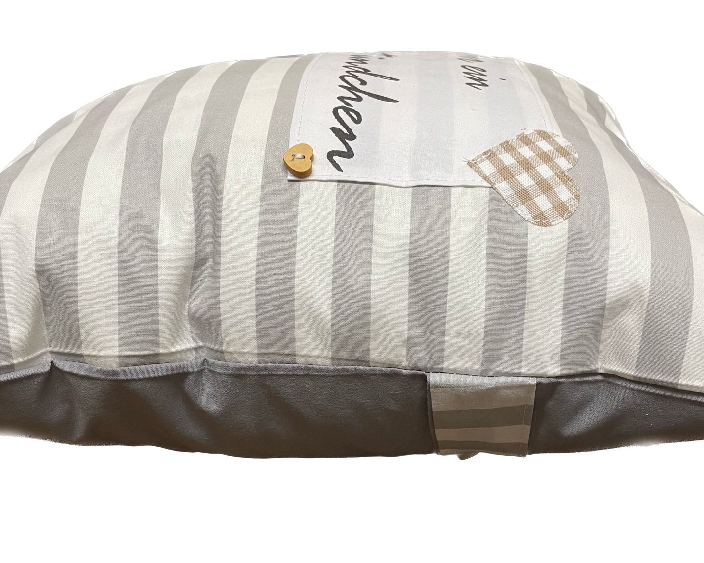 Ammerkind Dekokissen Landhausstil Kissenbezug *Nur ein Viertelstündchen* gr günstig online kaufen