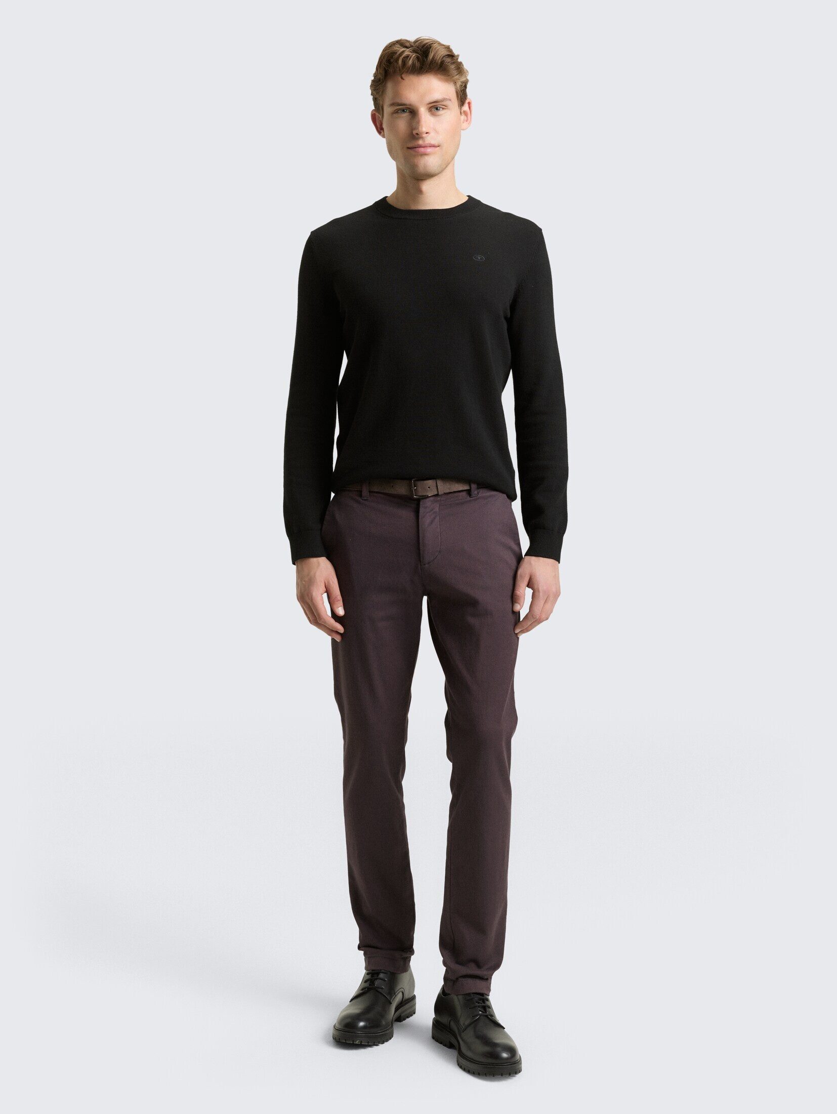 TOM TAILOR Chinohose Hosen & Chino TTTRAVIS SLIM Chino Hose mit Gürtel günstig online kaufen