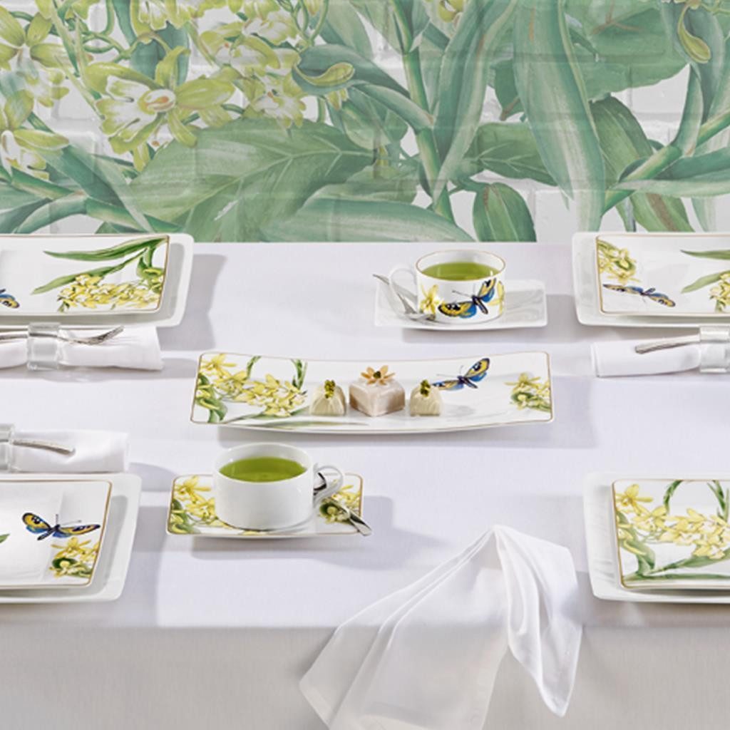 Villeroy & Boch Tasse Amazonia Teetassen 230 ml 6er Set, 6-tlg., Porzellan