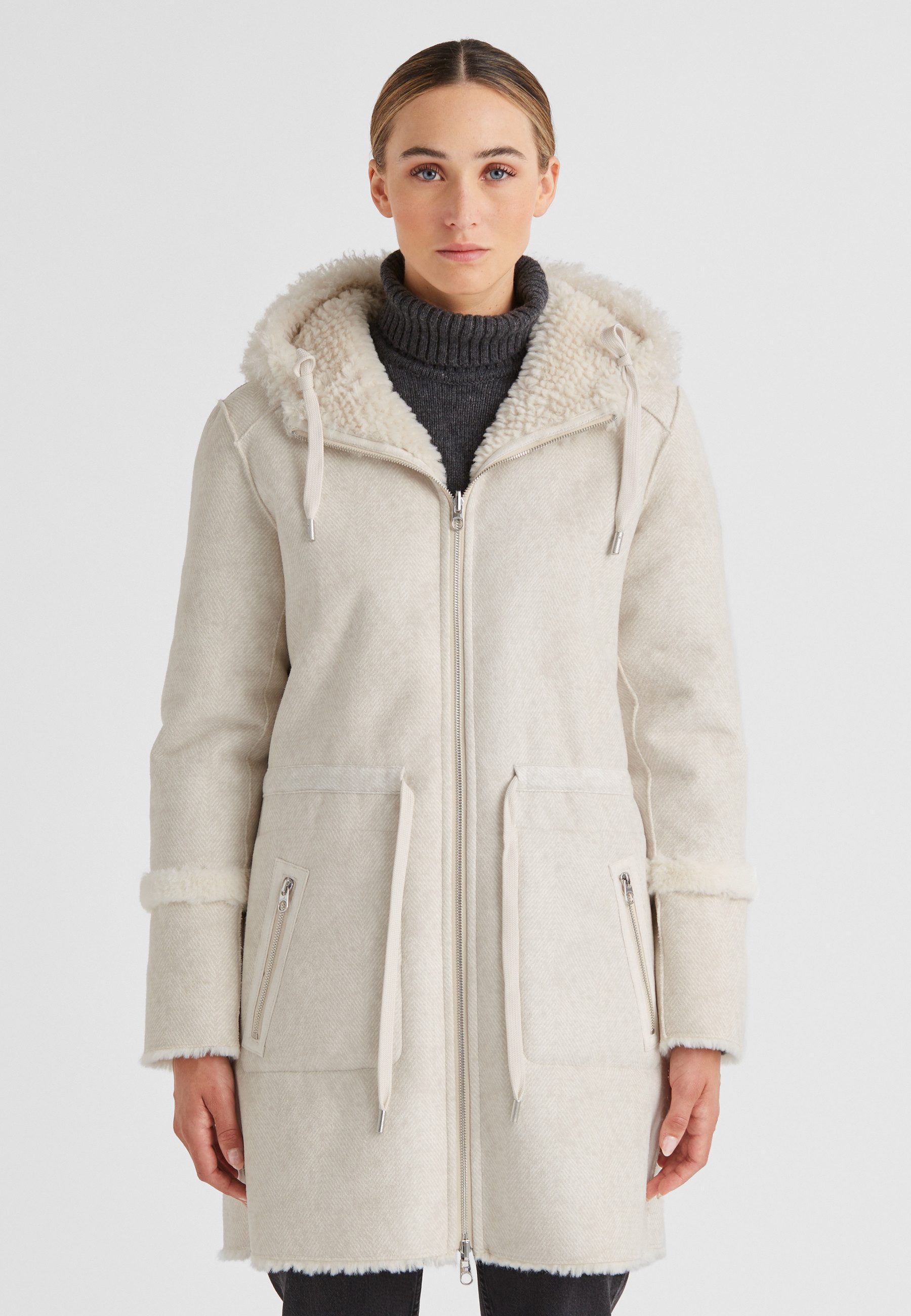 Milestone Wendejacke MSKim printed Damen mit Tunnelzug