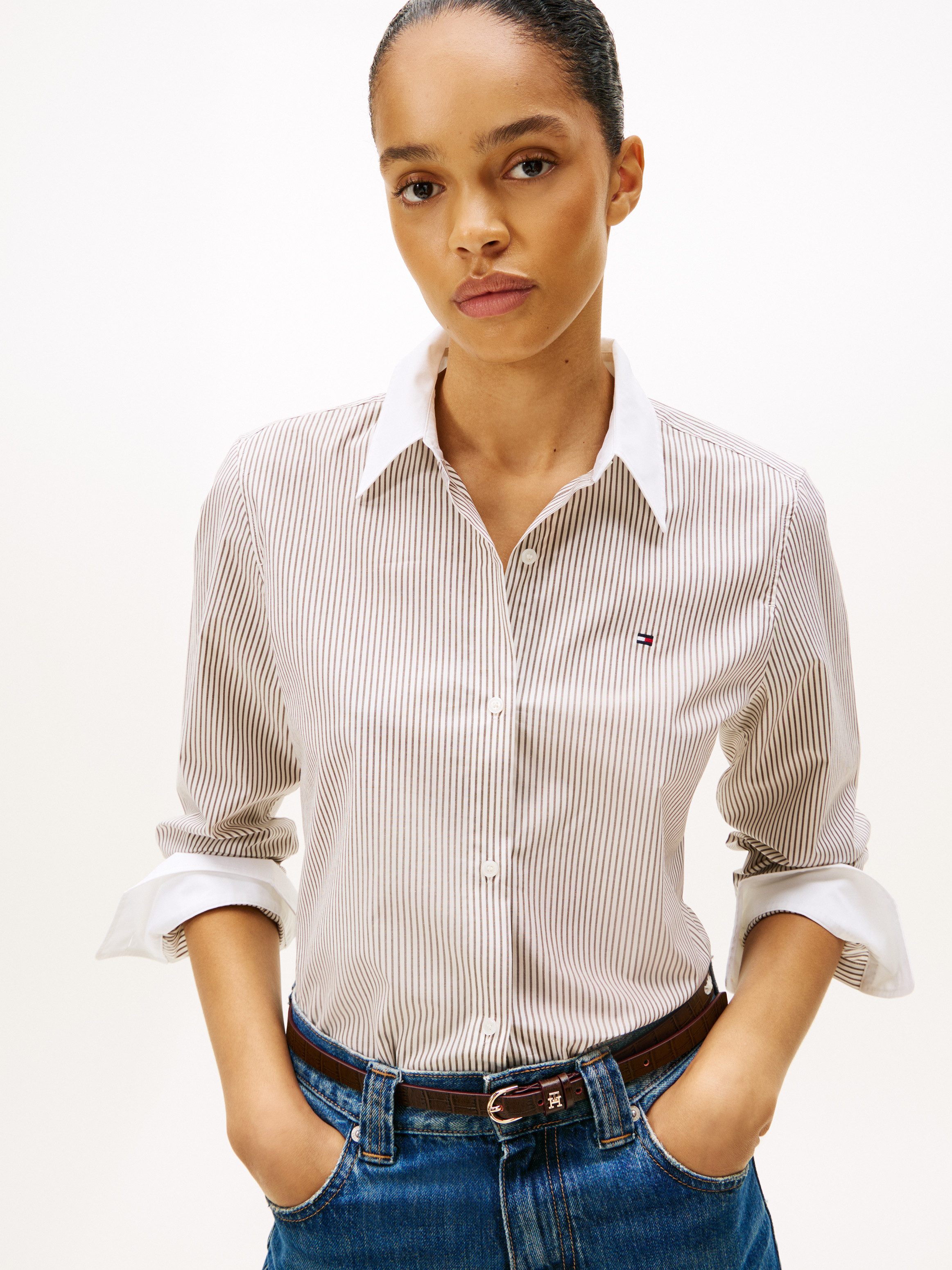 Tommy Hilfiger Shirtbluse ESS POPLIN REGULAR SHIRT günstig online kaufen