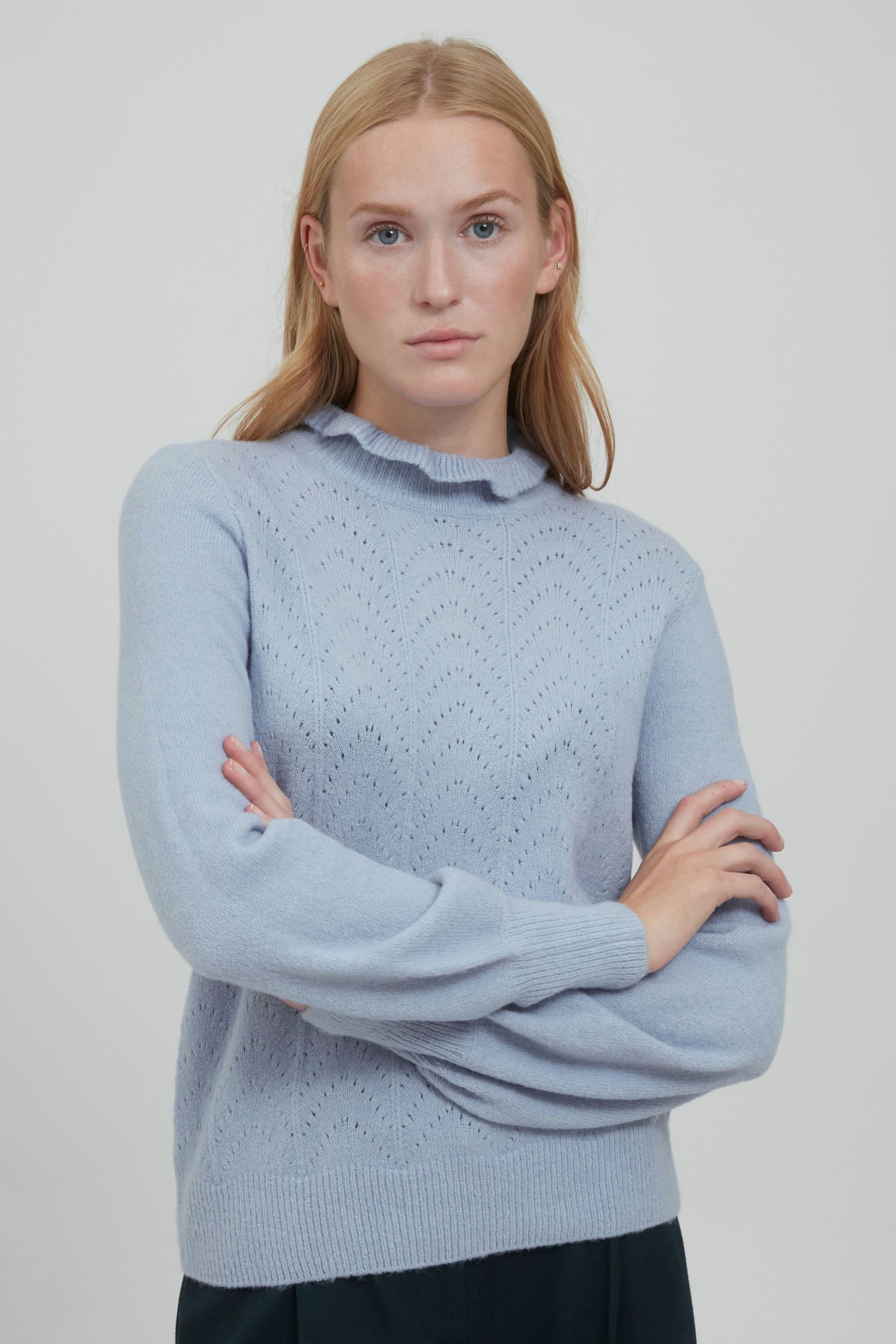 b.young Strickpullover BYOHELLA JUMPER 2 20810782 Strickpullover mit Stehkragen