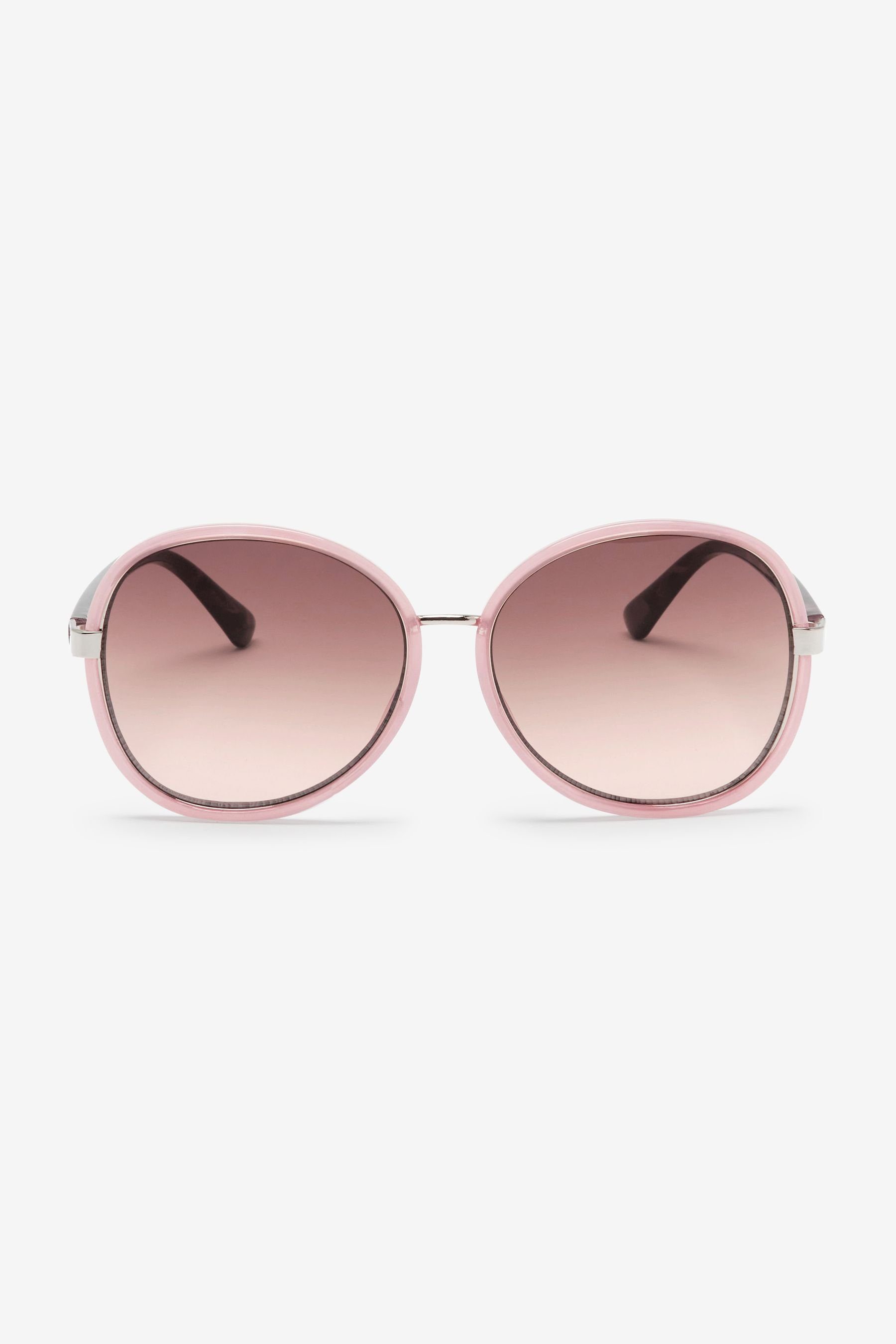 Next Sonnenbrille Große Sonnenbrille Pale (1-St) runde Pink