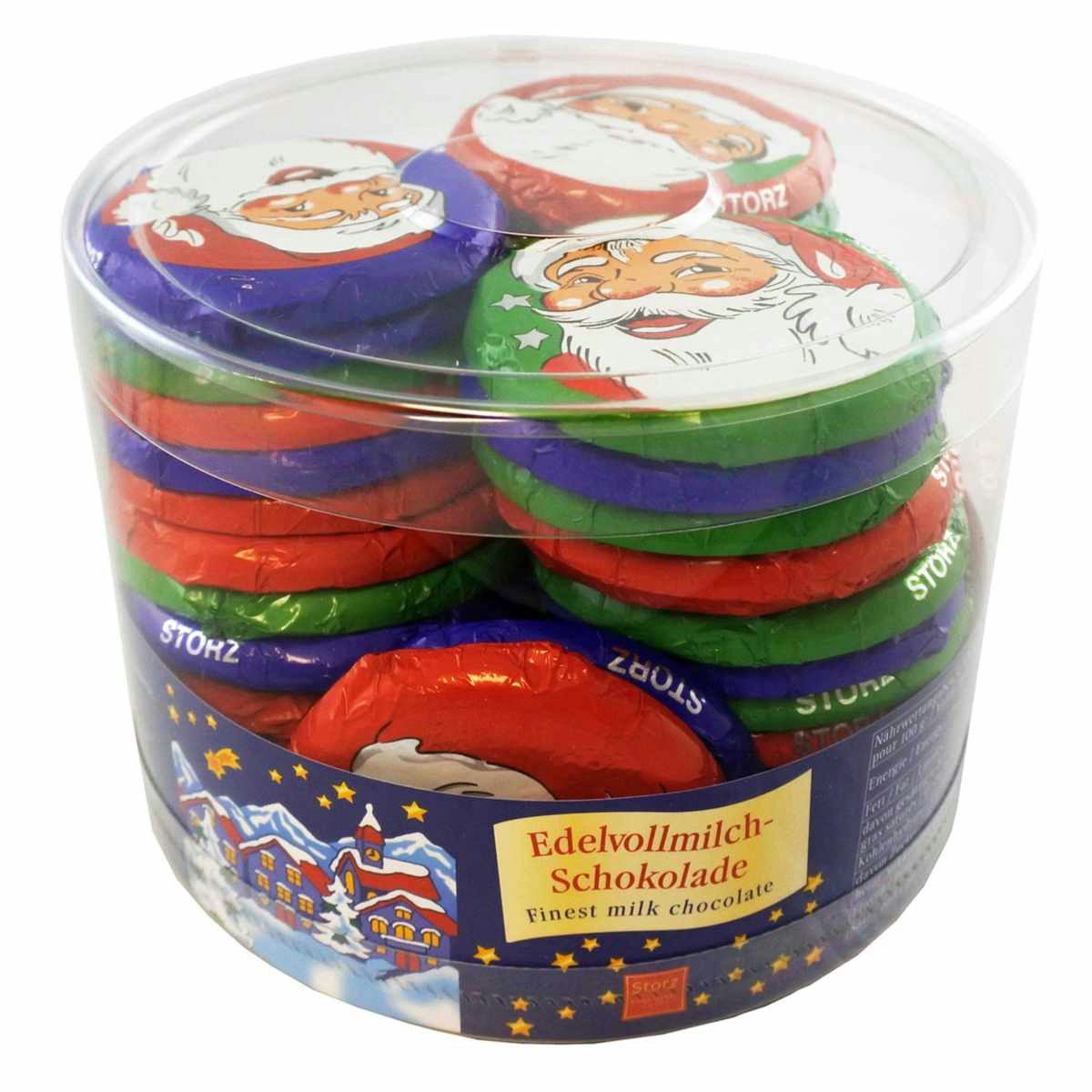 Storz Schokolade, Storz Nikolaustaler aus Vollmilchschokolade mit Nikolaus Motiv 625g