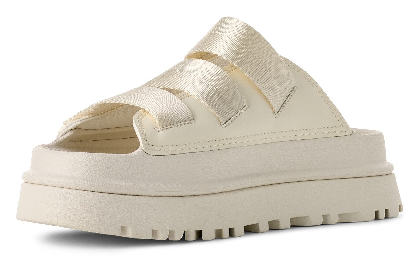 UGG GOLDENGLOW SLIDE Pantolette, Plateauschuh, Sandale, Flats mit Fußbett günstig online kaufen