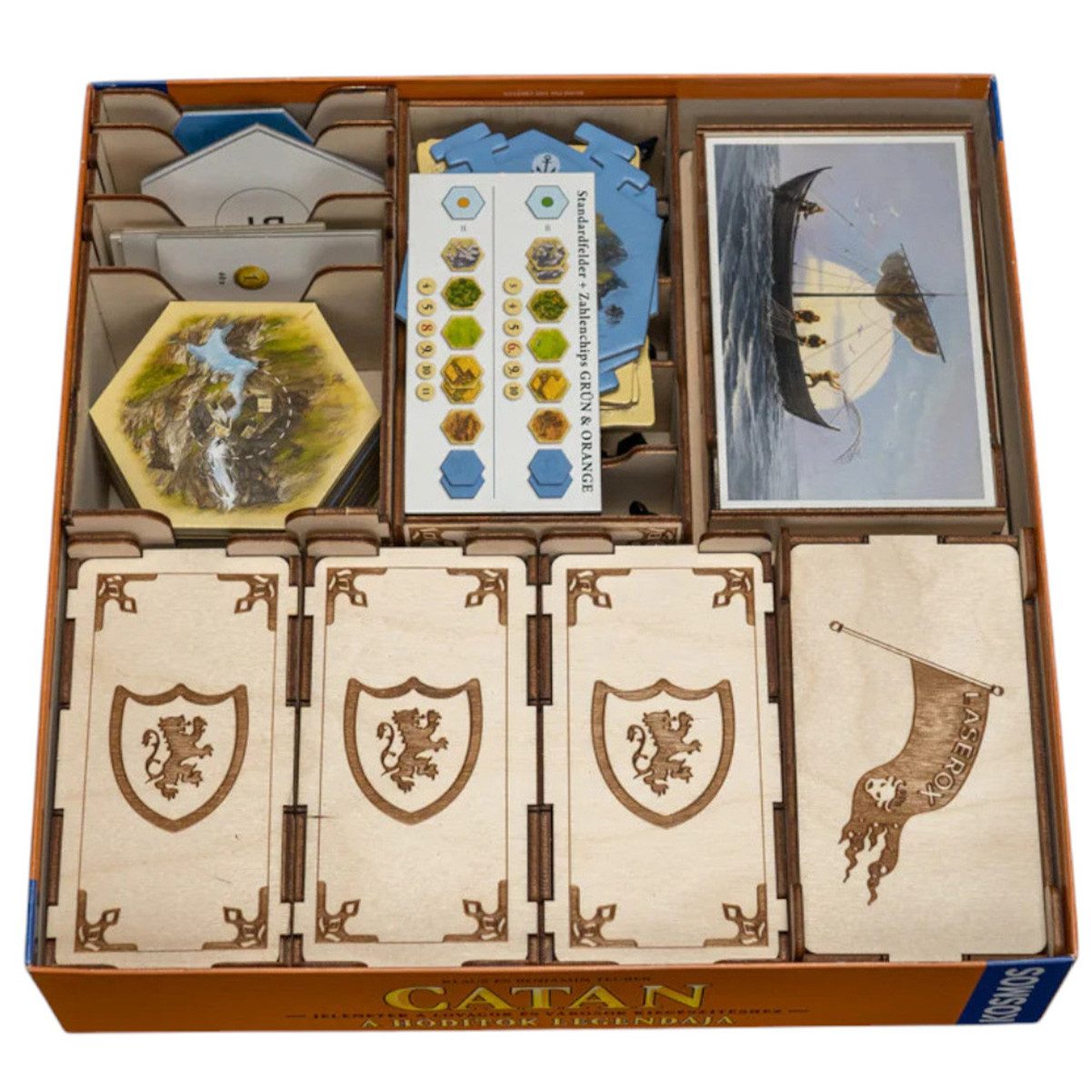 Spiel Insert für Catan Entdecker & Piraten, Legende der Eroberer