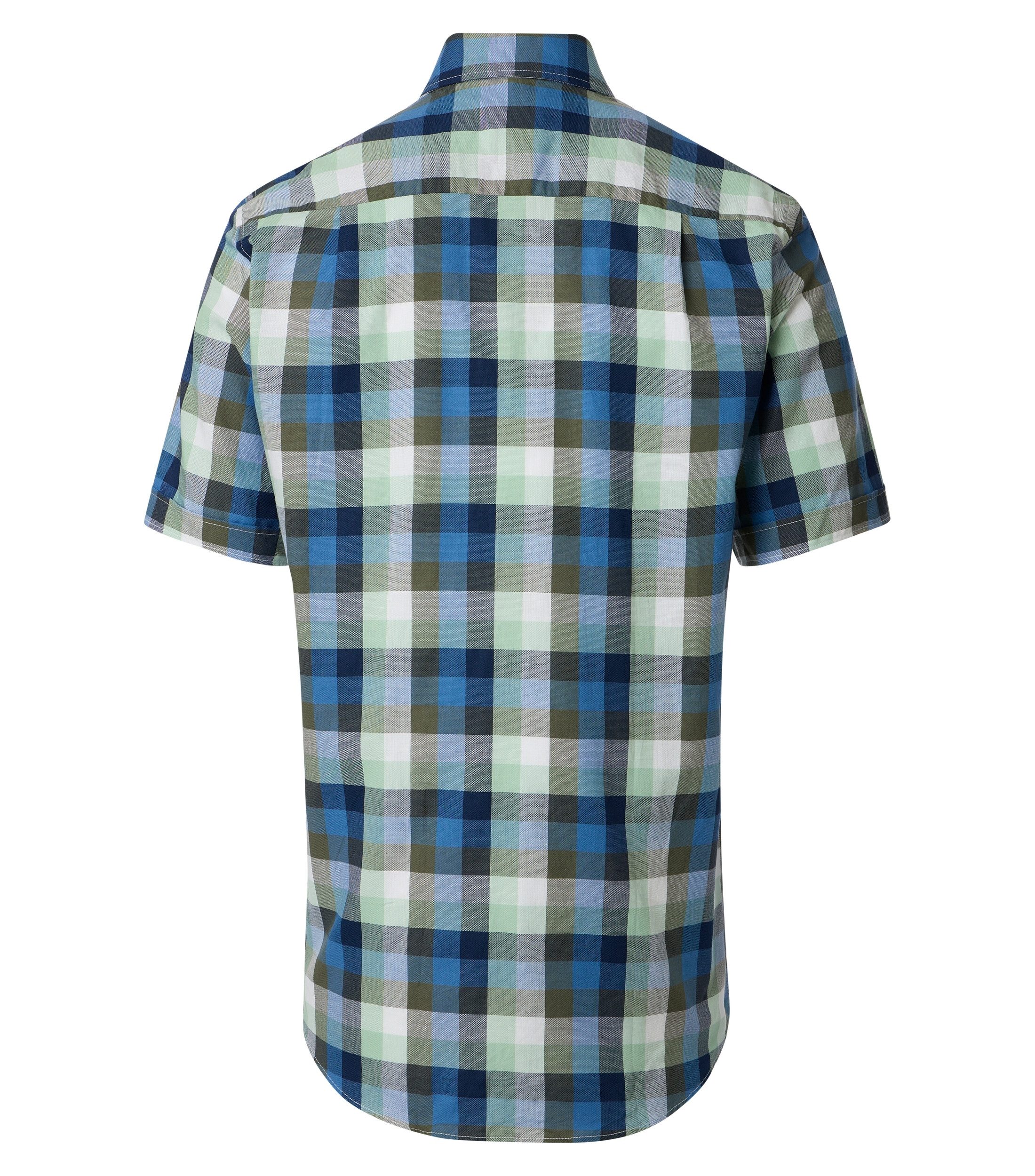 Redmond Kurzarmhemd kariert Comfort Fit