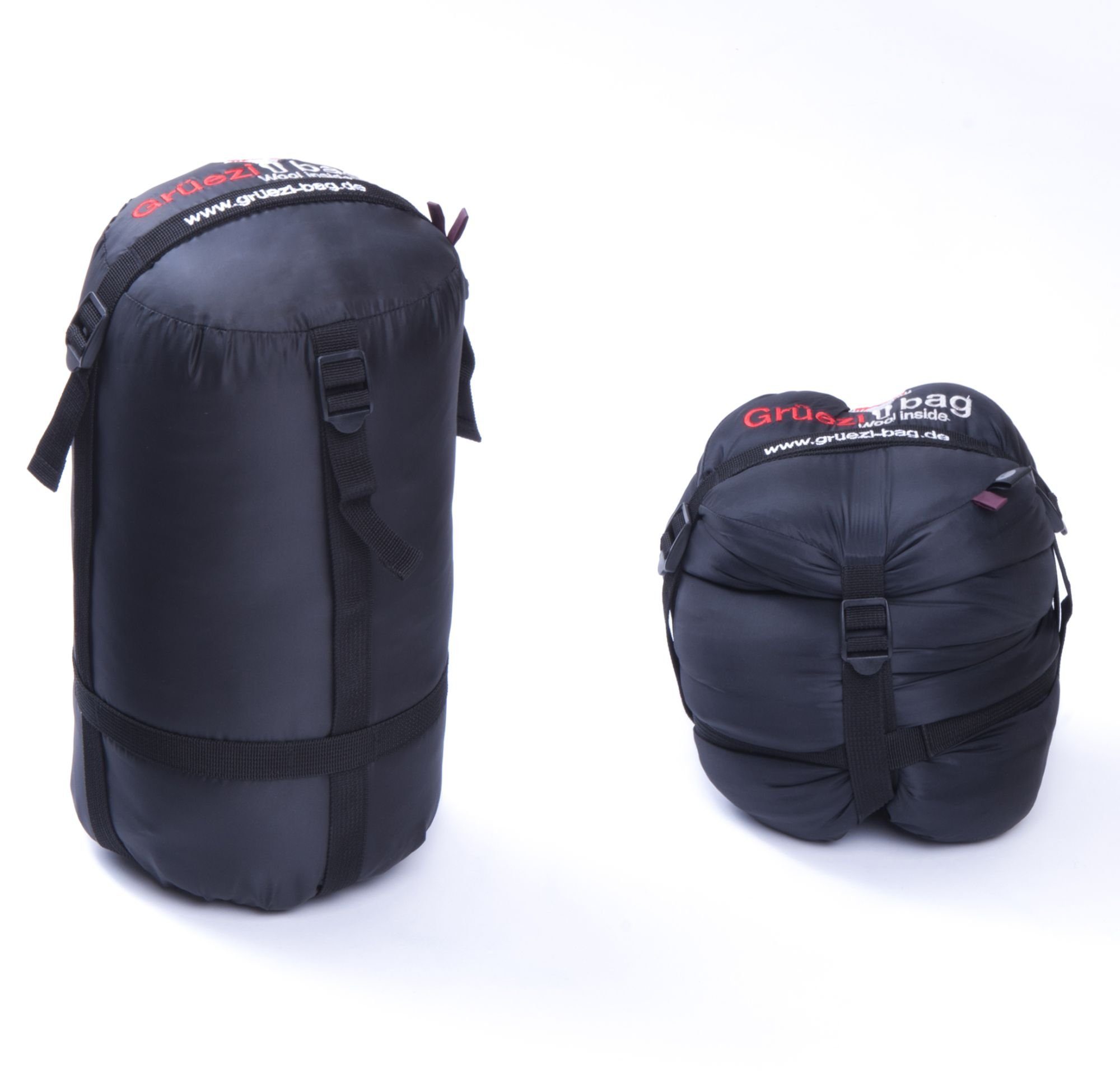 Grüezi bag Packsack, Kompressionssack S, 9 Liter, mit Doppelkreuz-Kompressionsriemen