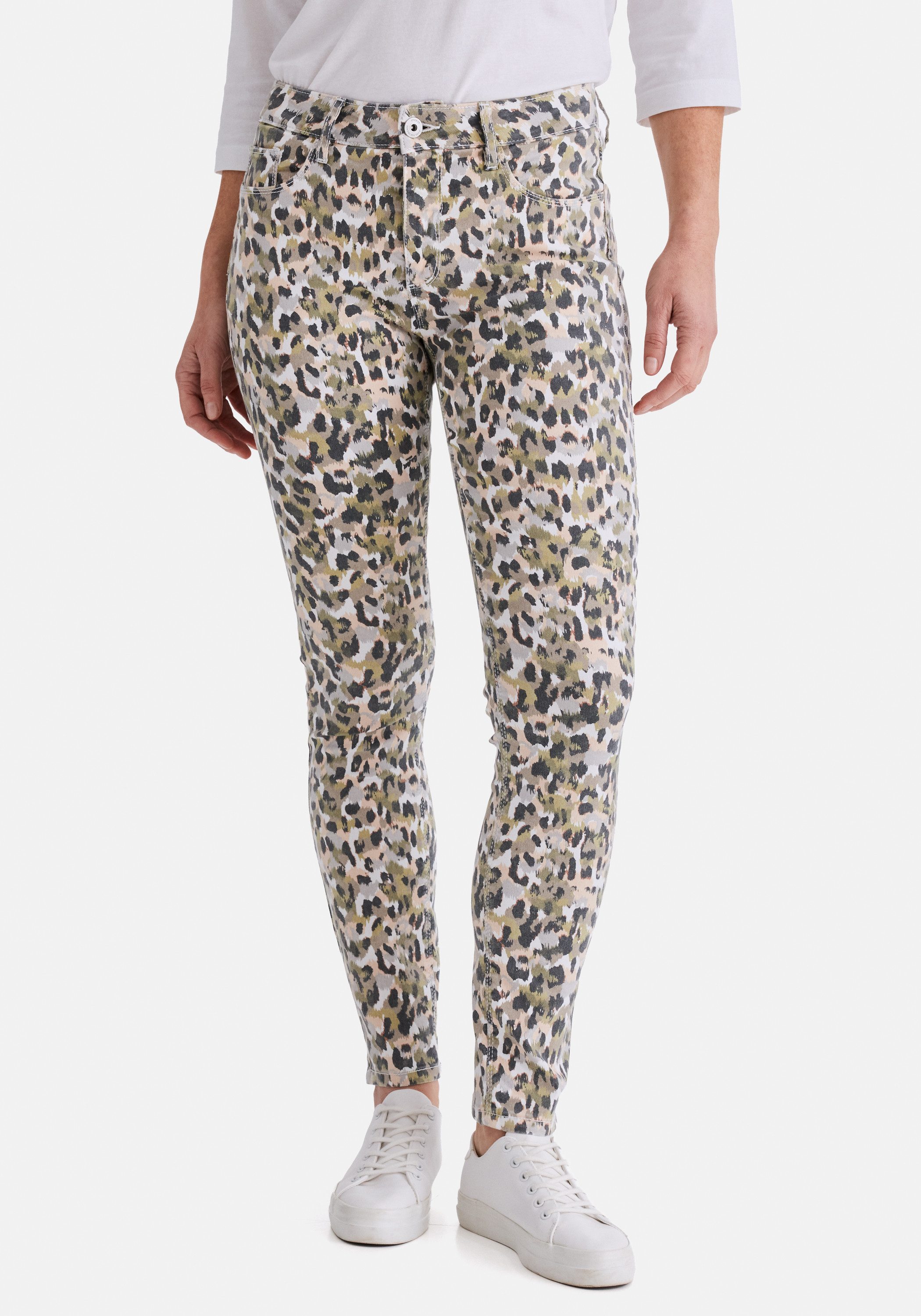 STOOKER WOMEN 5-Pocket-Jeans Florenz Season Slim Fit Jeans Slim Fit Casual Clean Wash Denim Jeans für Damen