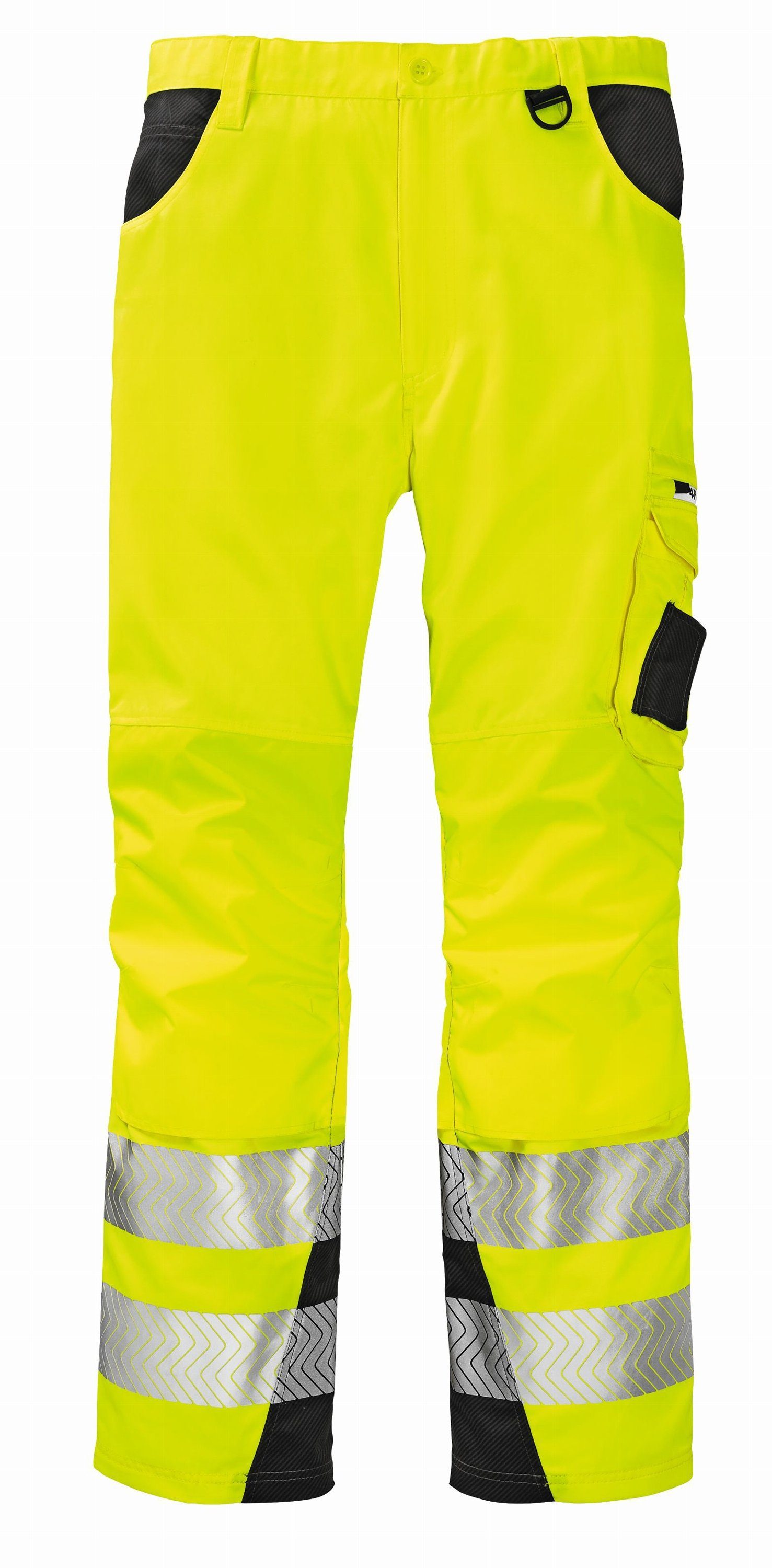 TRIZERATOP Arbeitshose Warnschutz-Bundhose TENNESSEE leuchtgelb/grau Größe 70 (1-tlg)