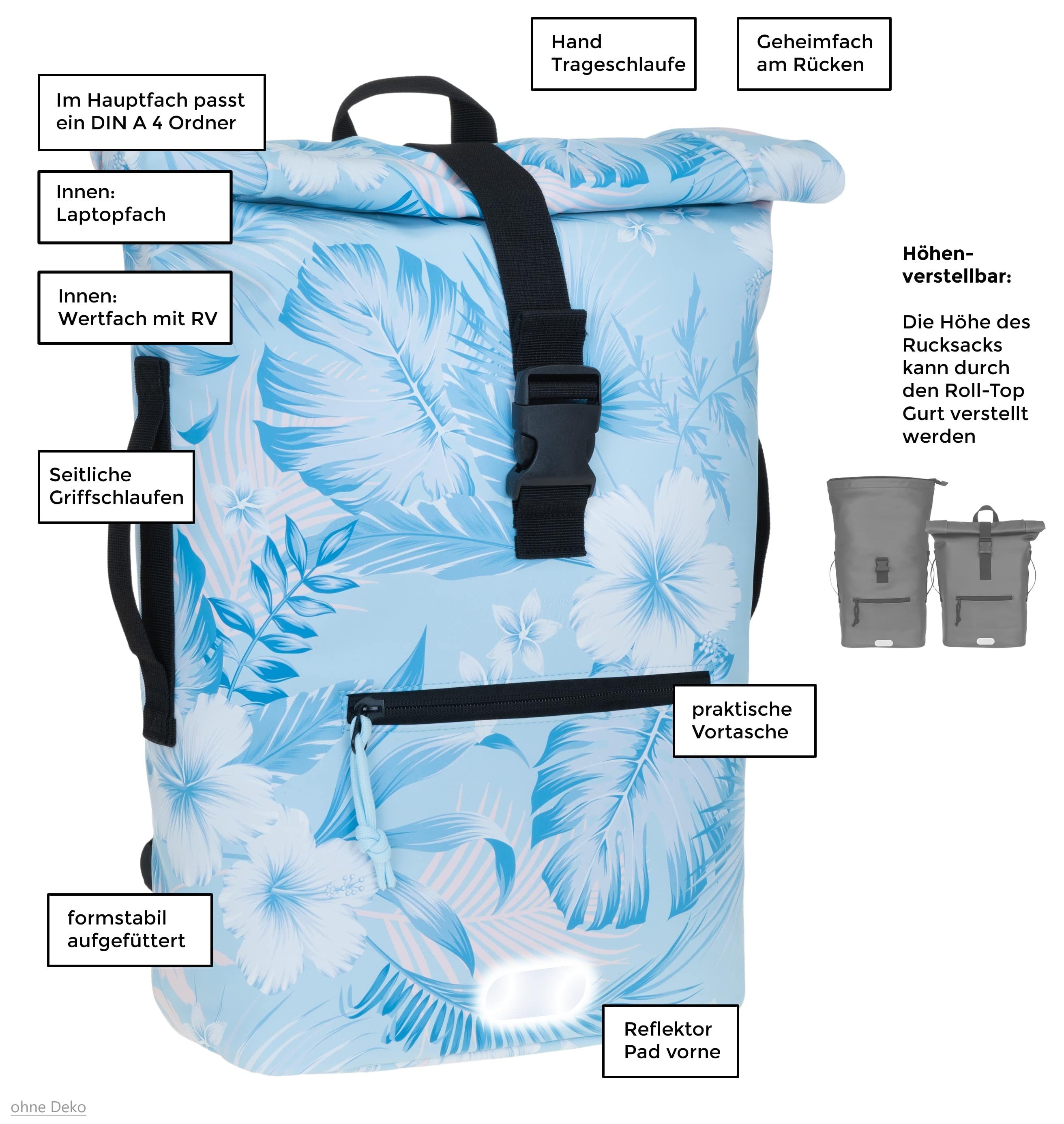 ELEPHANT Freizeitrucksack Time Bag aus Plane, Rucksack Laptoprucksack Daypa günstig online kaufen