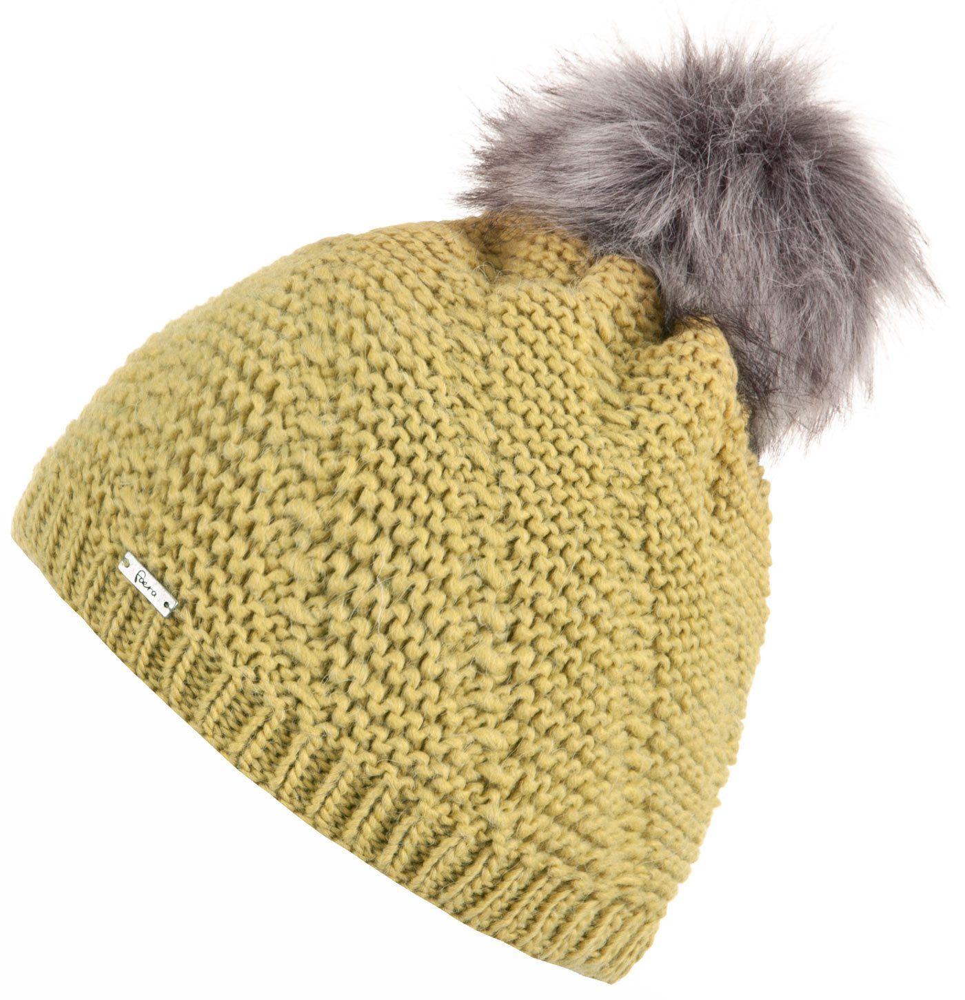 Faera Bommelmütze Wintermütze Damen Herren Mütze Beanie Haube gefüttert Bommelmütze 16