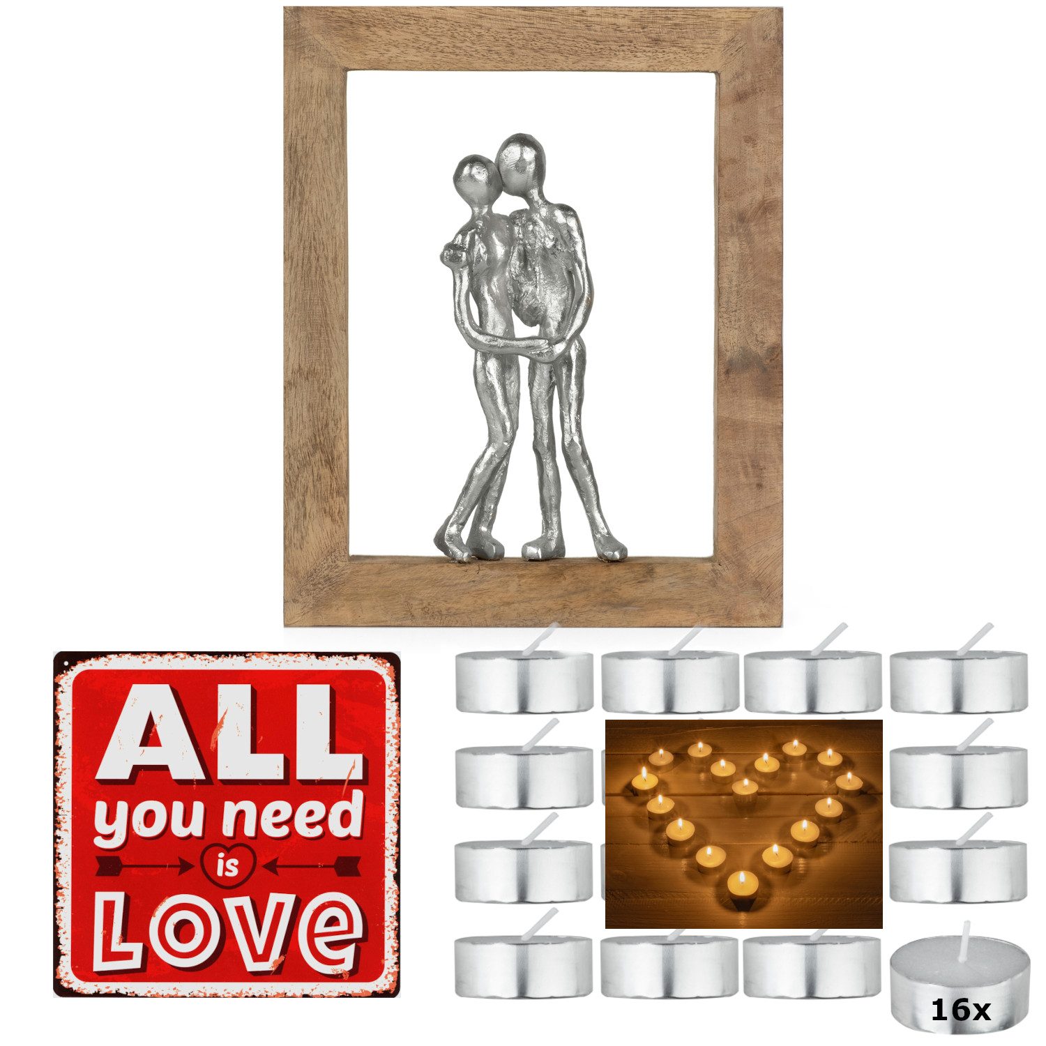 Moritz Dekoobjekt Geschenk-Set Valentinstag Hochzeit Jahrestag Bundle 9