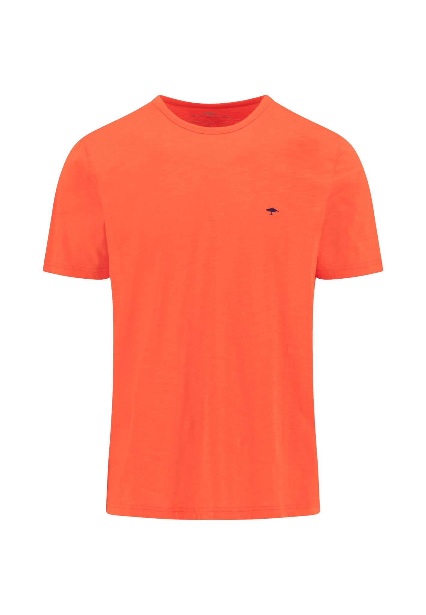 FYNCH-HATTON T-Shirt regular fit, unifarben, mit Logo Stickerei