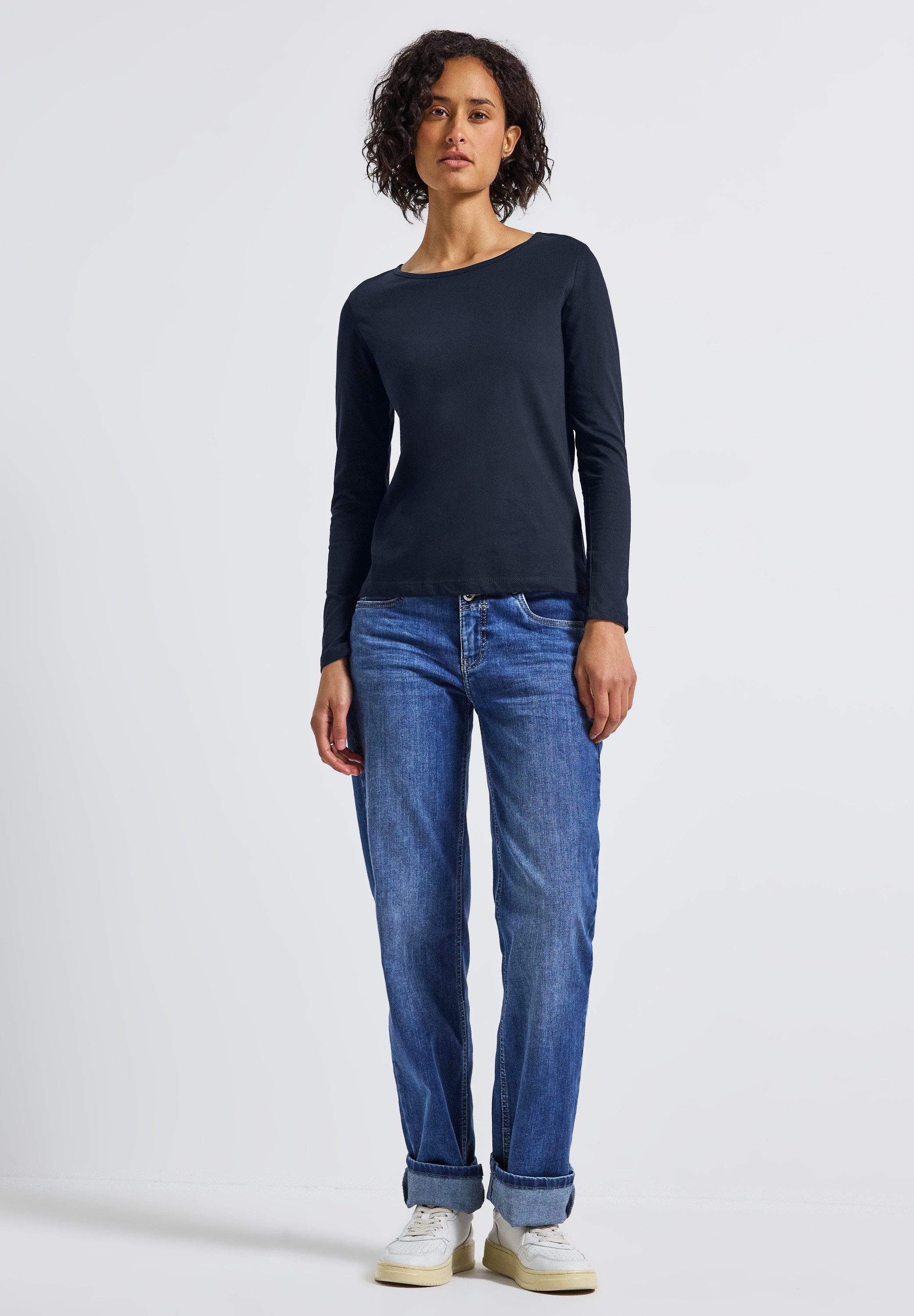 STREET ONE Langarmshirt Basic