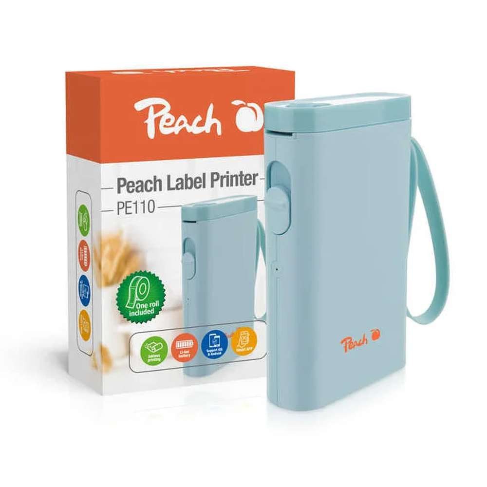 Peach Peach PE110 Etikettendrucker Thermodirekt 203 x 203 DPI 60 mm/sek Etikettendrucker