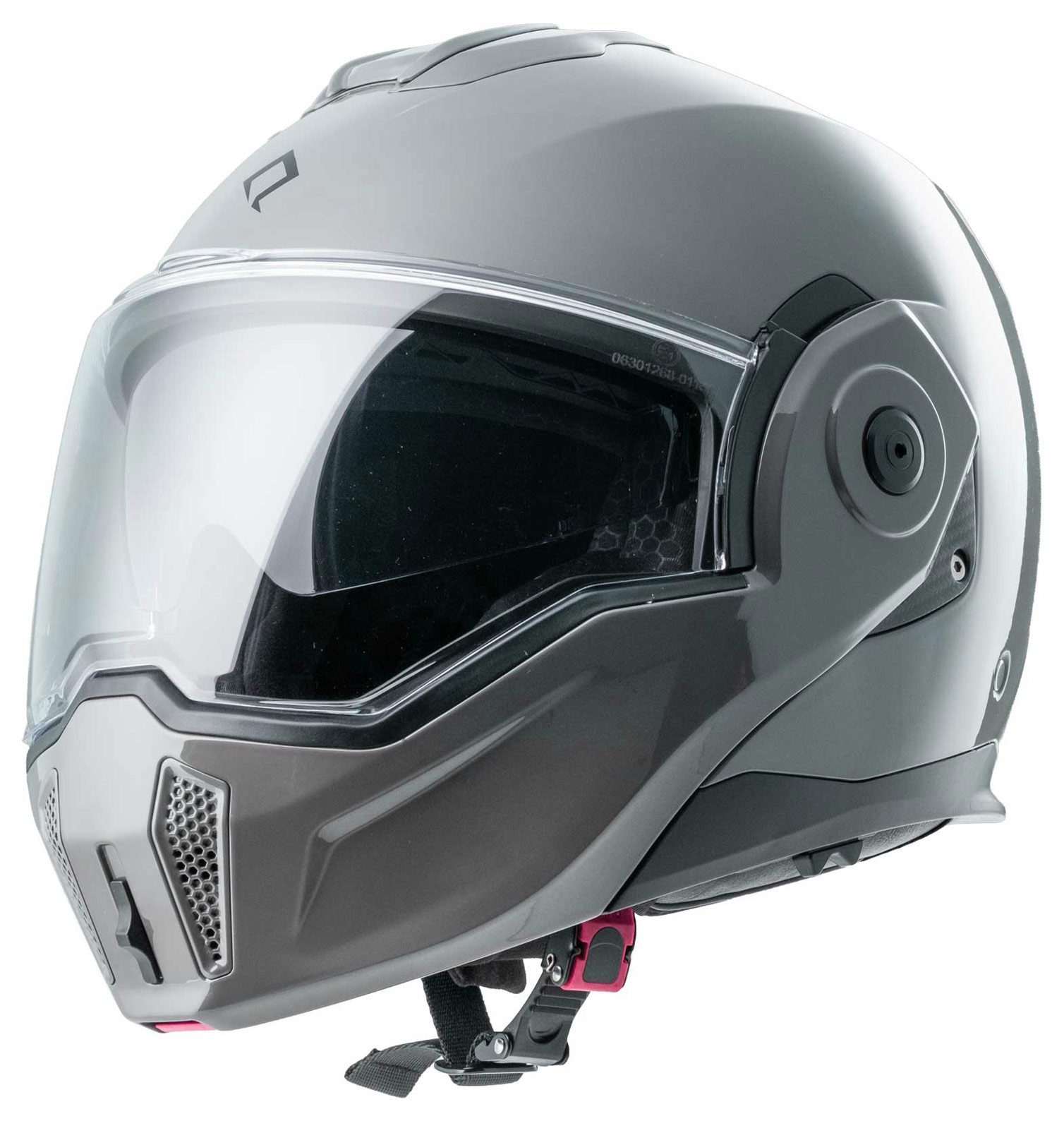 QASVA Motorradhelm Flipback Voyager Graphite