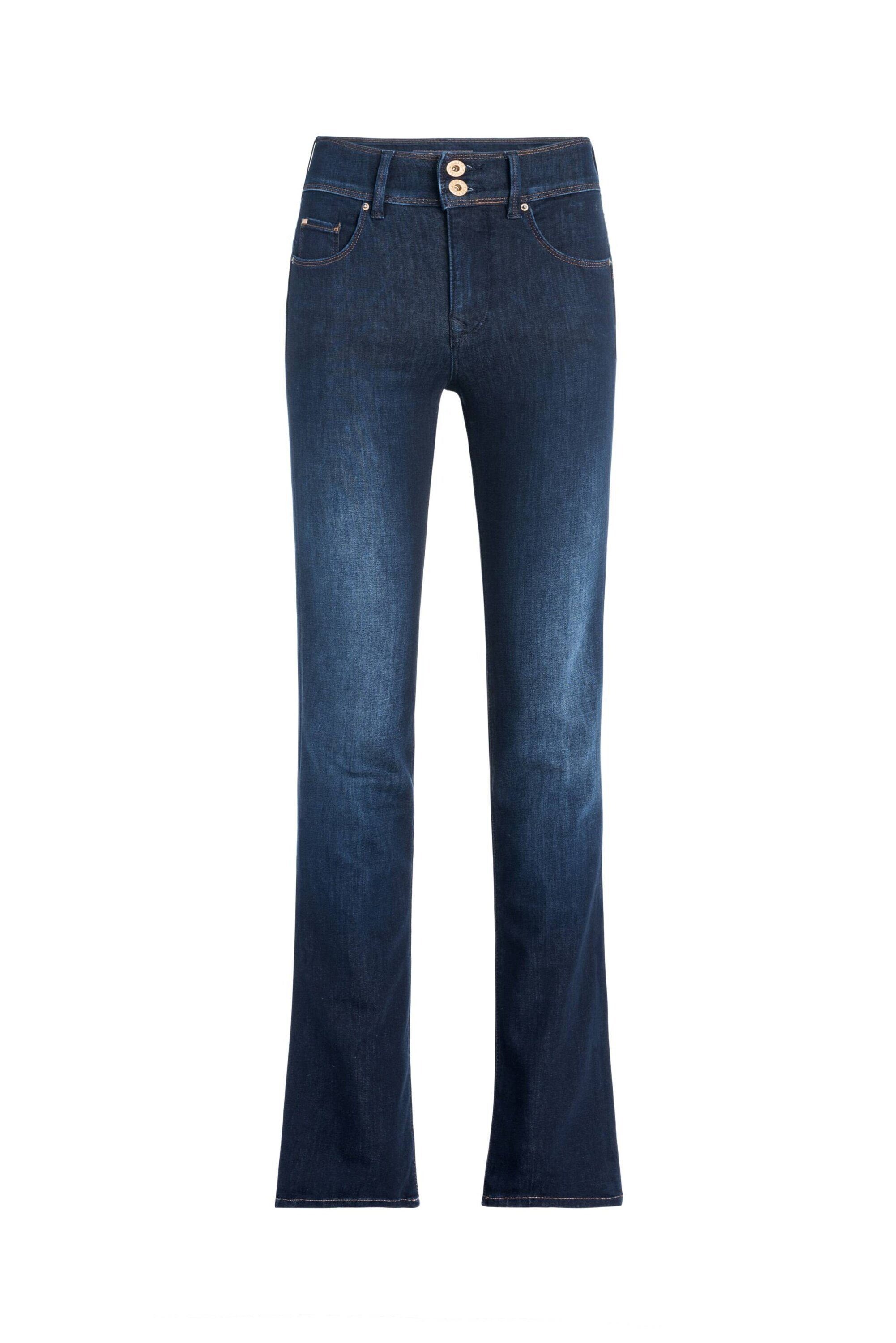 Plain/ohne (1-tlg) Regular-fit-Jeans Details Secret Salsa Jeans