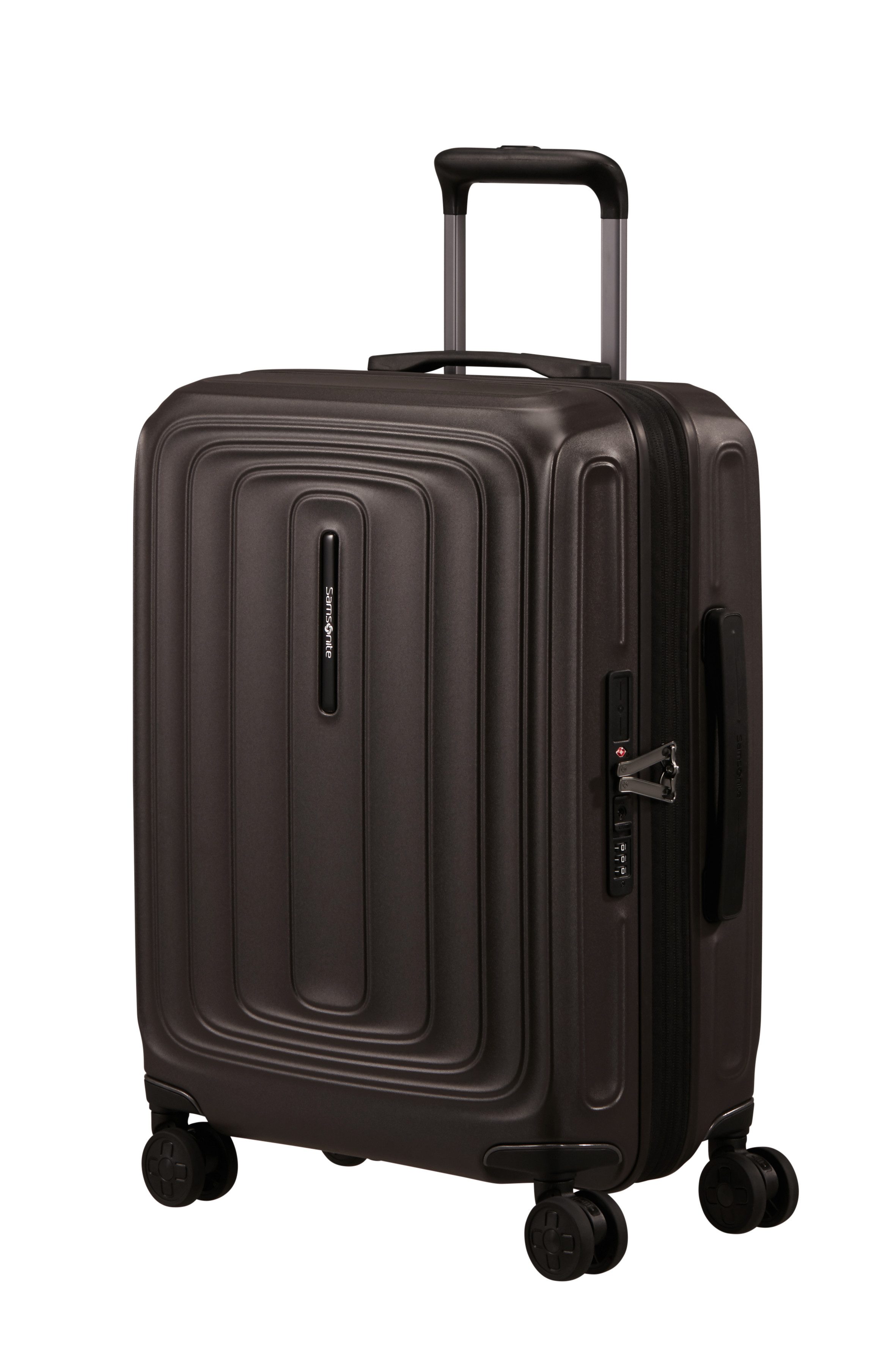 Samsonite Hartschalen-Trolley 2WANDER, 4 Rollen, aus robustem Polycarbonat, mit Adressetikett und Dehnfalte
