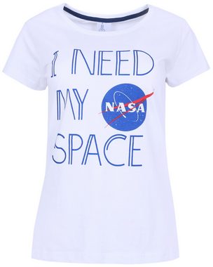 Sarcia.eu Schlafanzug Weiß-blauer Pyjama für Frauen NASA XS