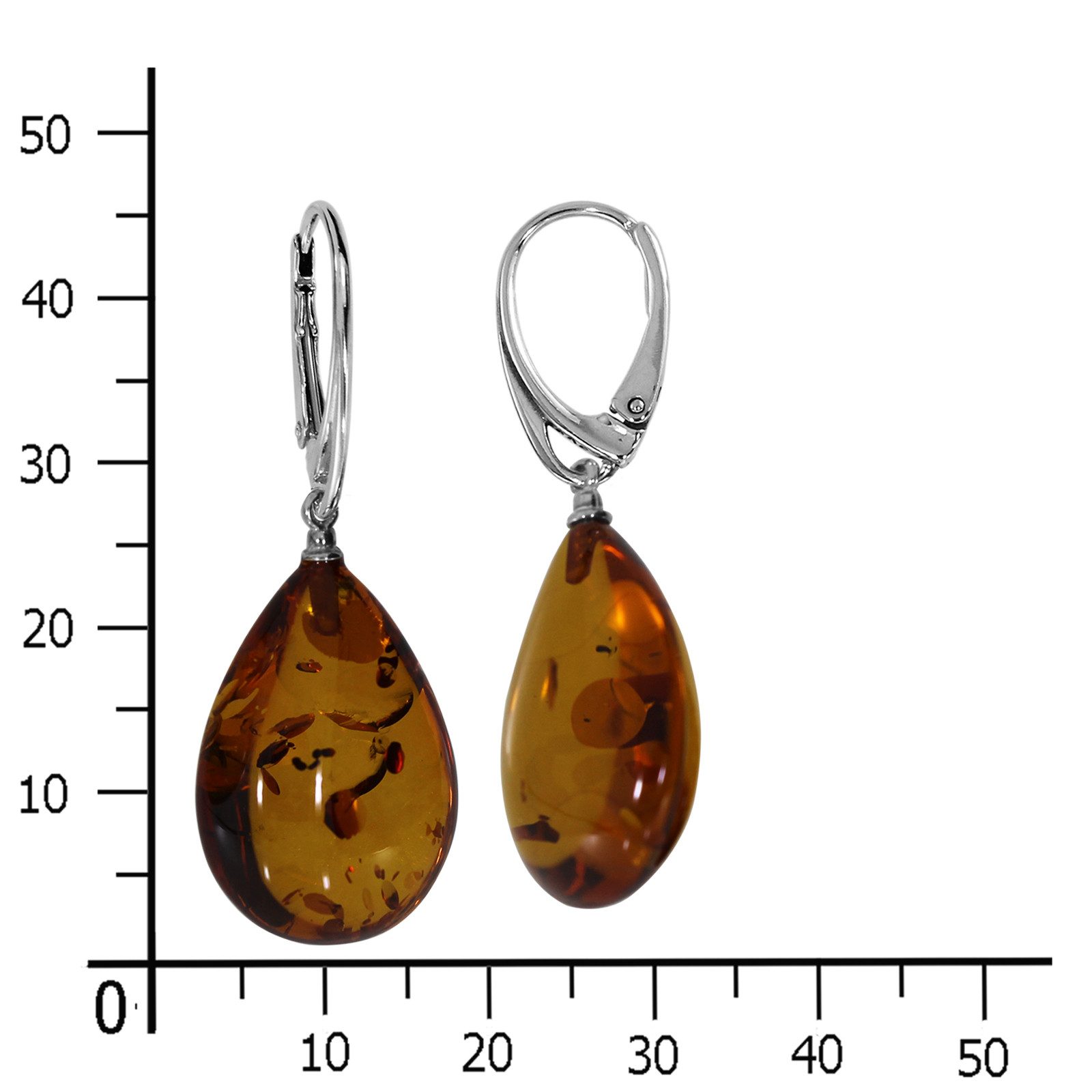 OSTSEE-SCHMUCK Paar Ohrhänger Ostsee-Schmuck Ohrhänger Tropfen Ohrhänger Tr günstig online kaufen