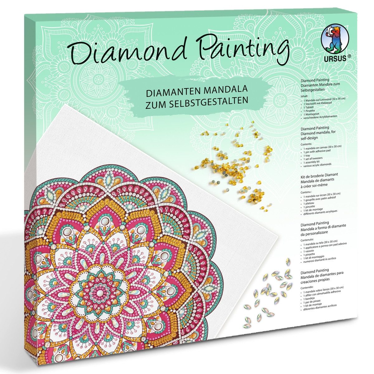 URSUS Mandala URSUS Diamond Painting Mandala Set 11