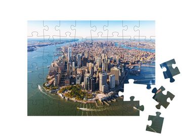 puzzleYOU Puzzle Lower Manhattan, New York City, 48 Puzzleteile, puzzleYOU-Kollektionen USA