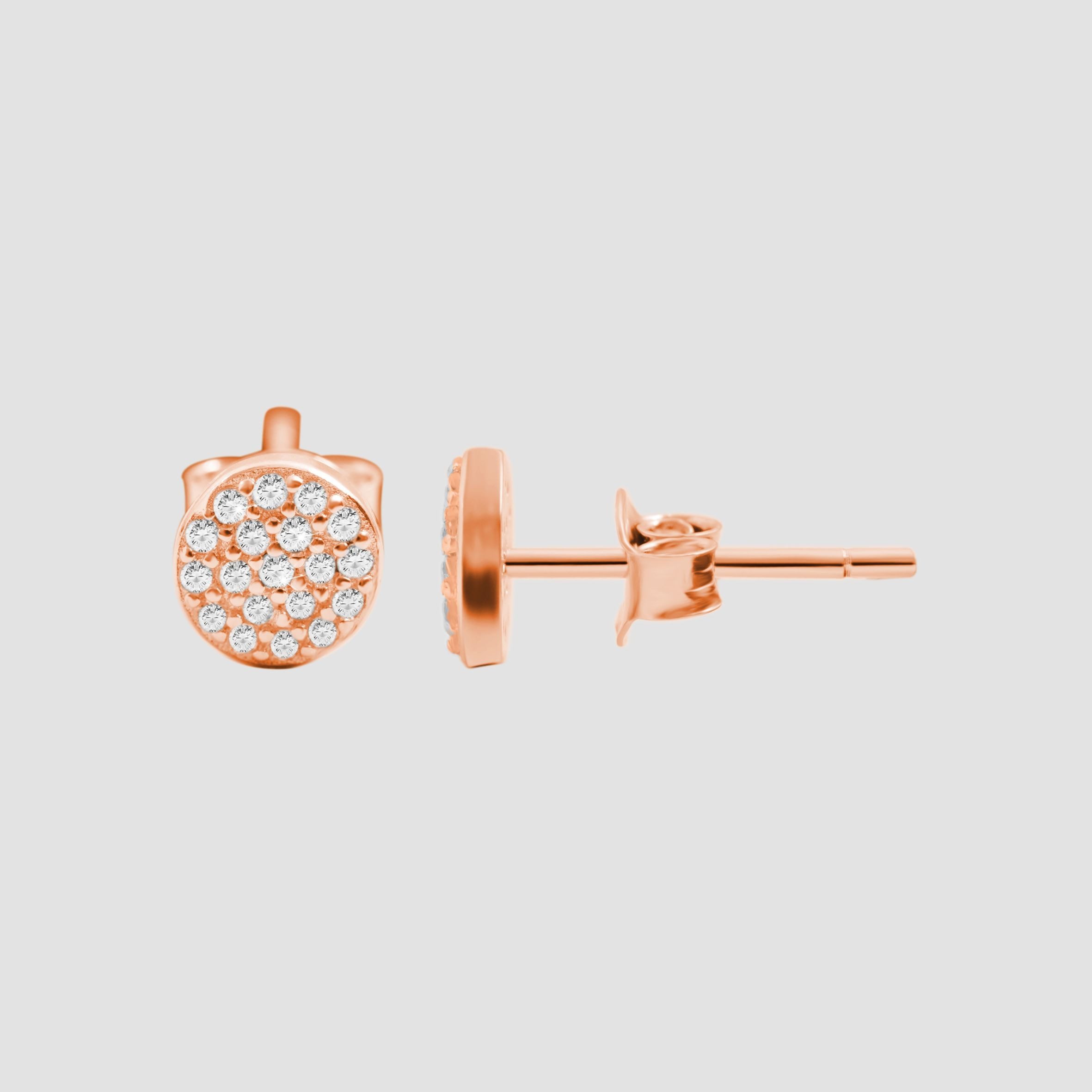 Paar Ohrhänger Ohrringe – Ohrstecker aus 925 Silber mit Zirkonia