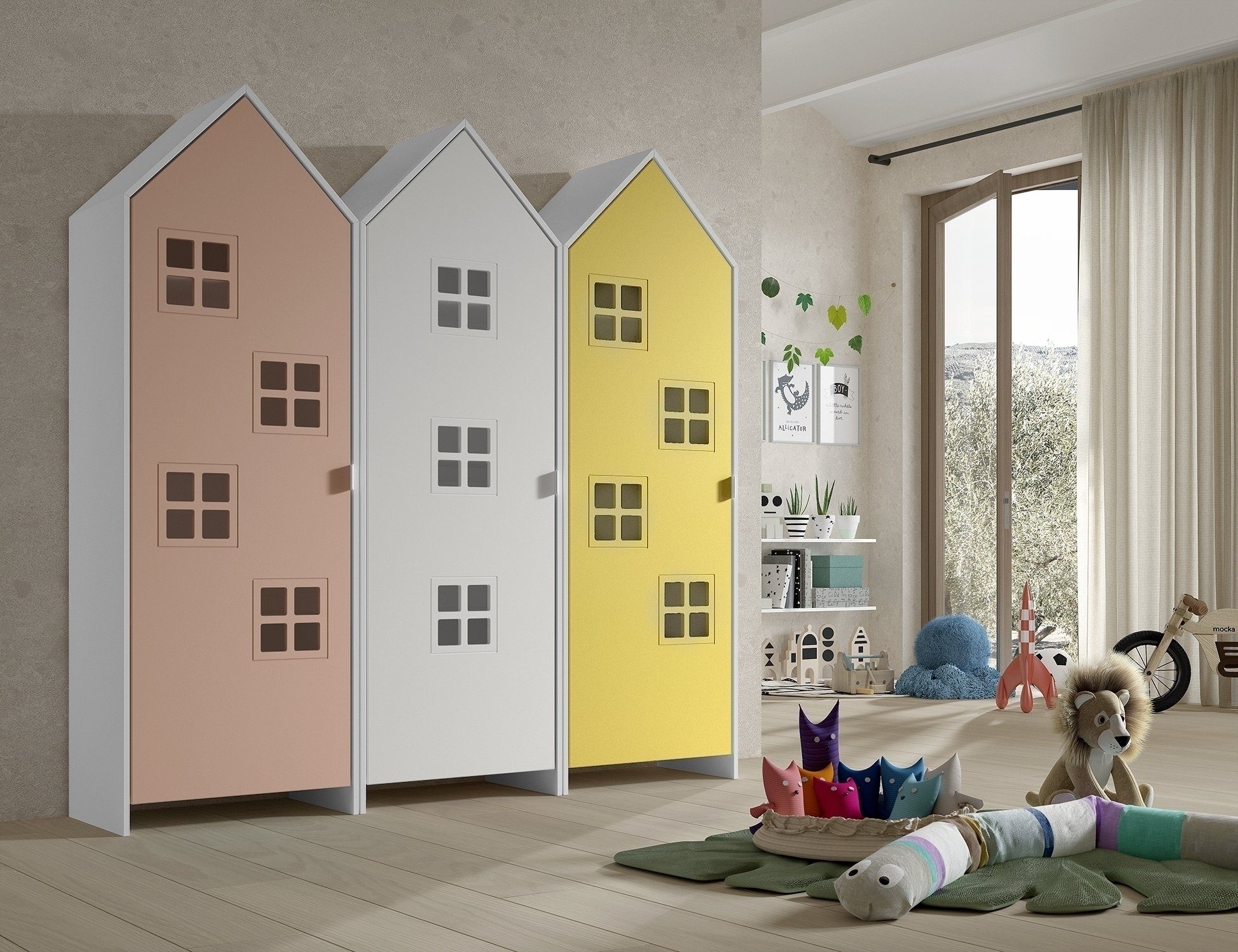Vipack Kleiderschrank in Korpus Weiß / günstig online kaufen