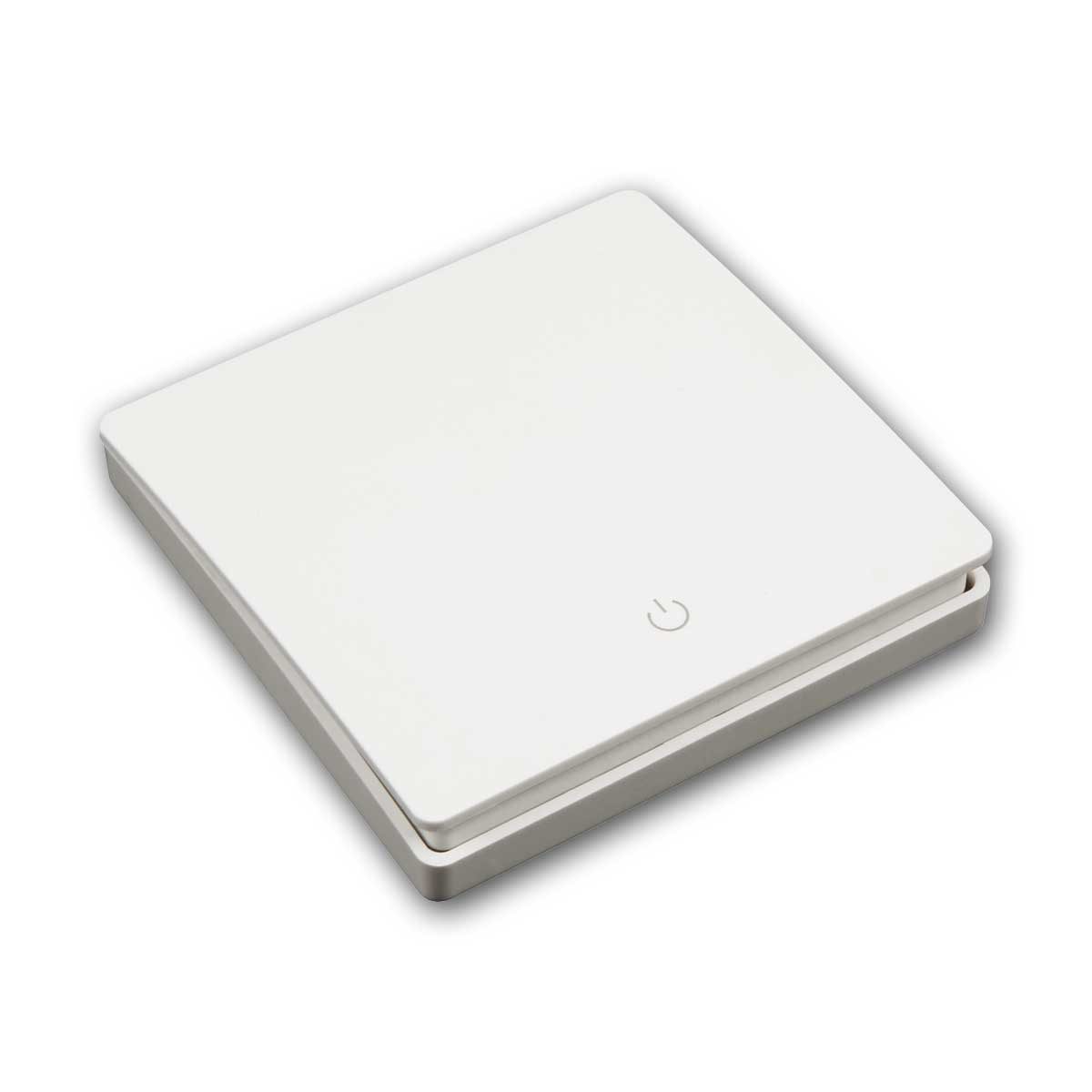 McPower Licht-Funksteuerung Funk-Wandschalter/Taster 1-fach KINETIC, IP20