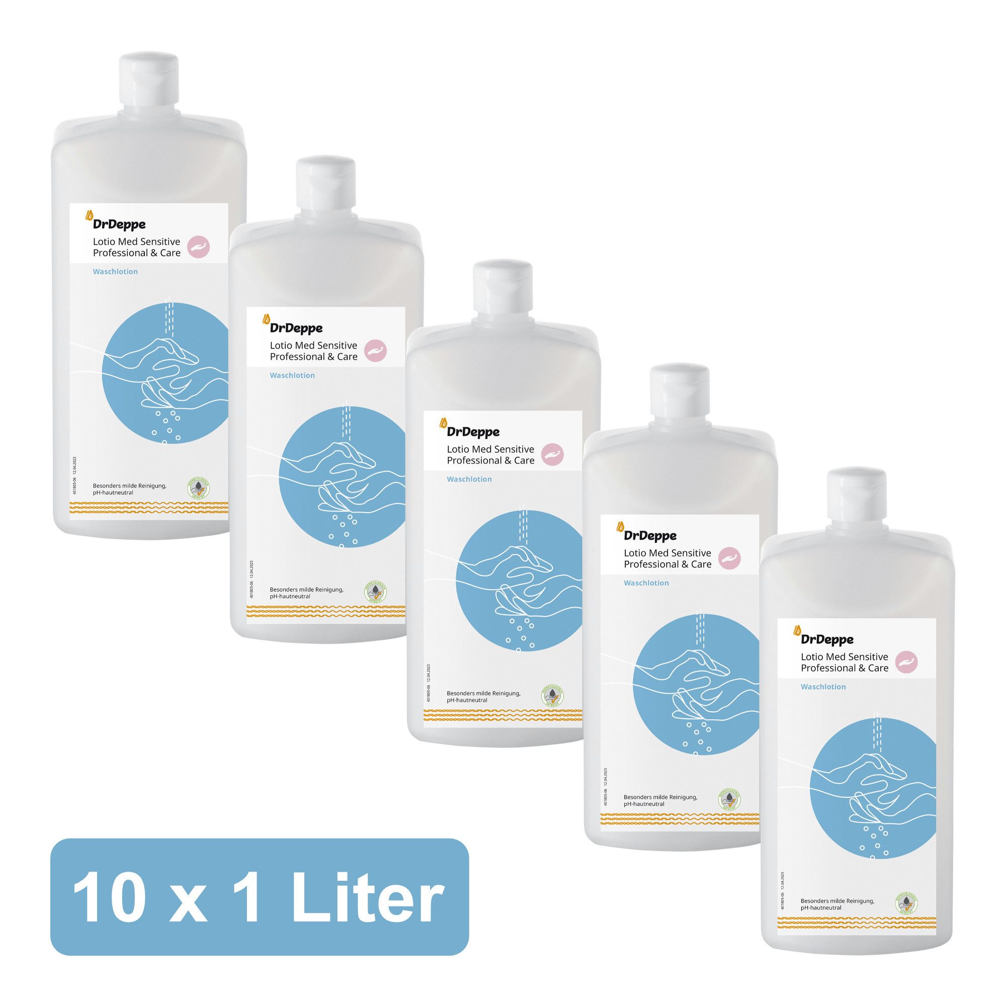 Dr.Deppe Duschgel Lotio Med Professional & Care - Waschlotion, 10-tlg.