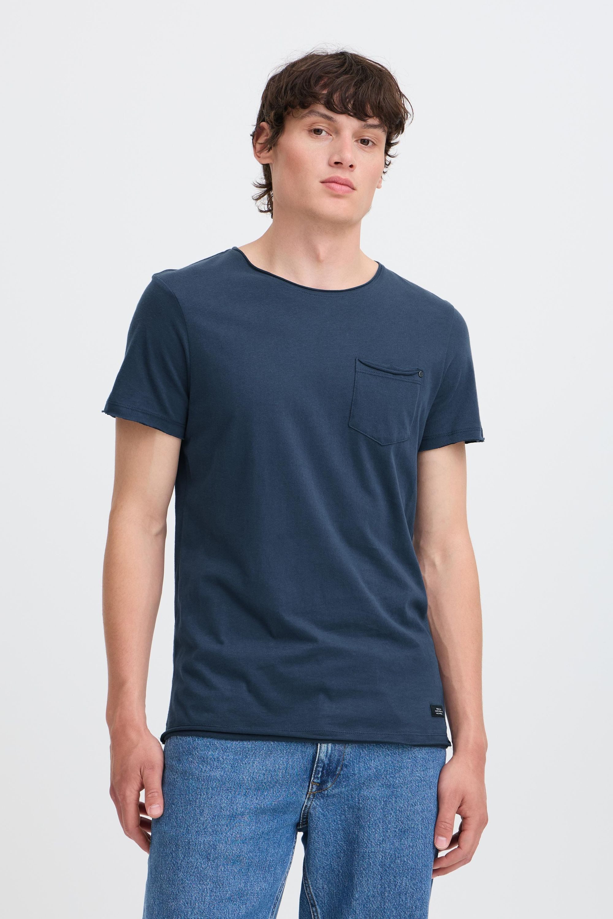 Blend T-Shirt NHNoel Stilvolles T-Shirt mit Brusttasche