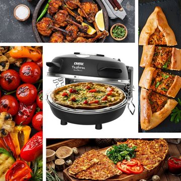 Eratec Minibackofen Eratec Tasfirin Pizzamaker Set 6 tlg. für innen & außen,bis 400°C, 32ø