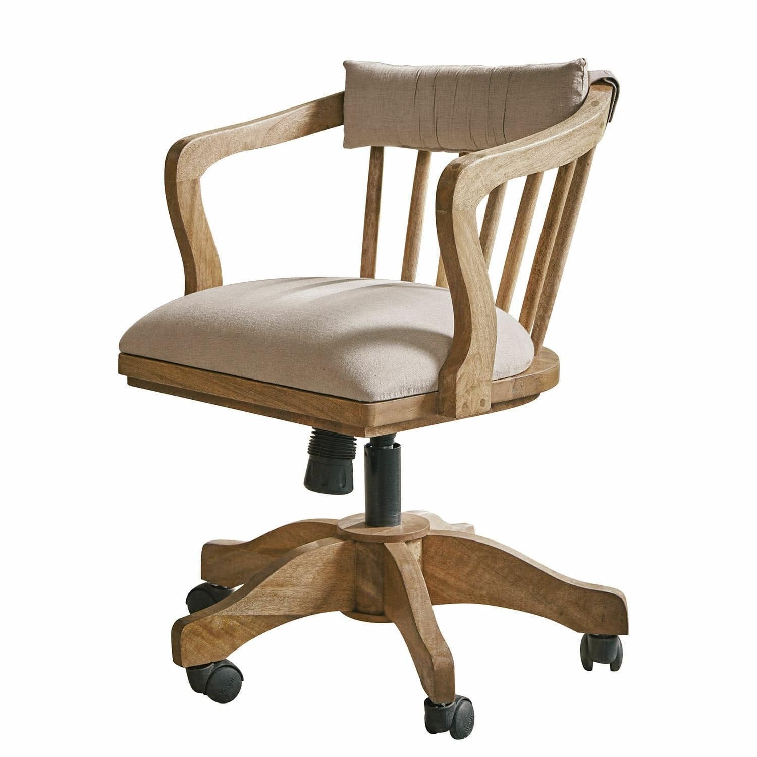 Mirabeau Esszimmerstuhl Schreibtischstuhl Lemuel antikbraun/creme