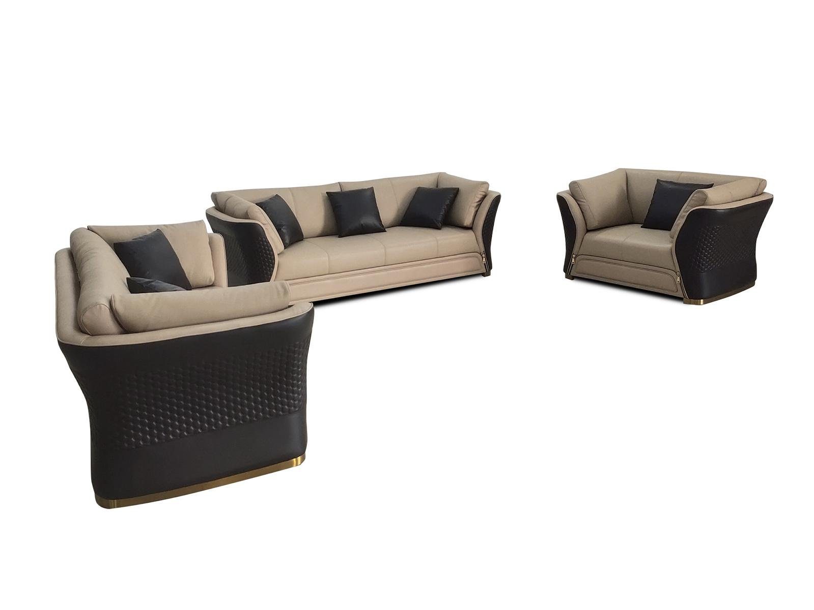 JVmoebel Sessel, Sessel Design Couch Sofa Relax Leder Lounge Luxus Fernseh Club