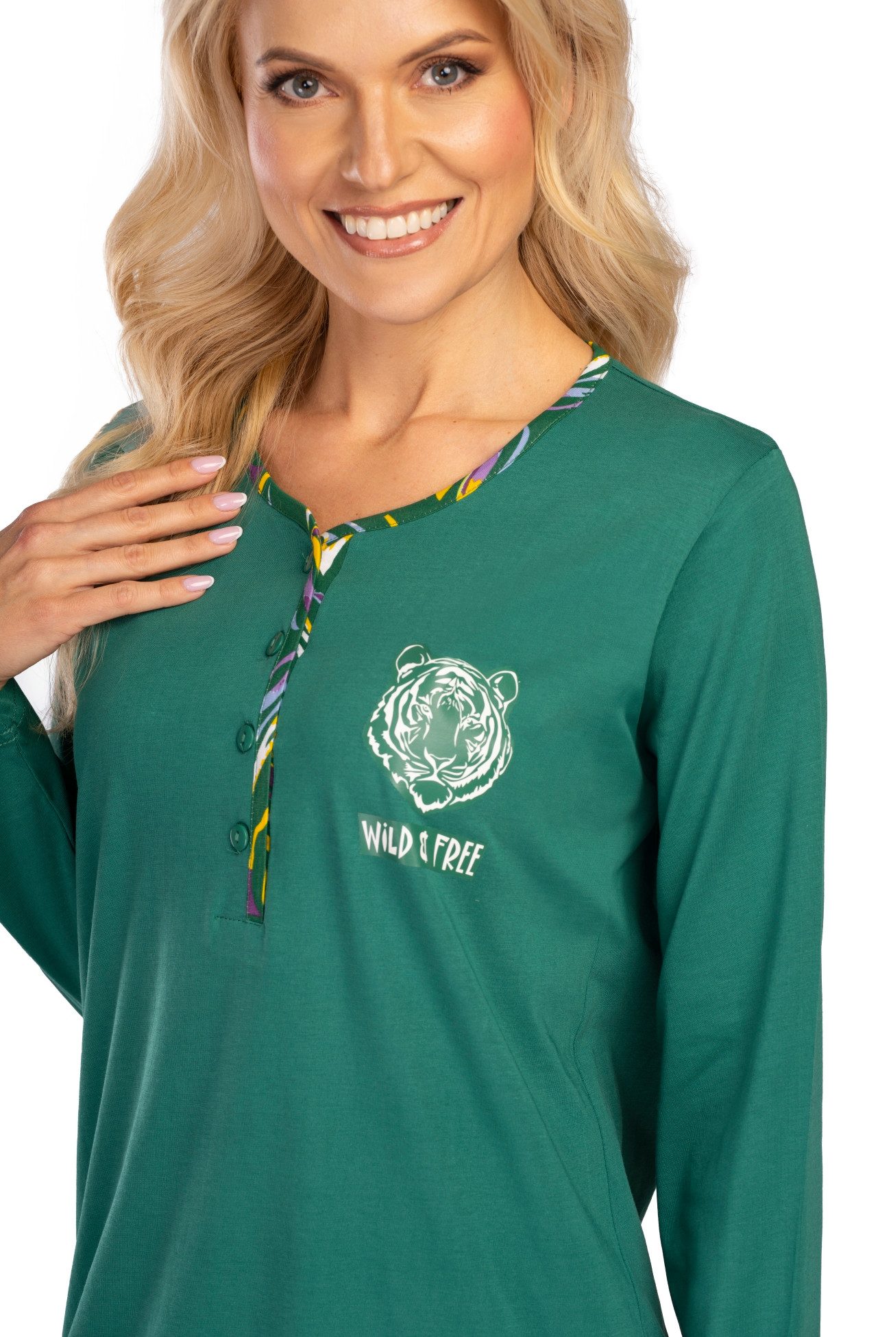 Consult-Tex Shorty Damen Kurzarm Shorty Pyjama Schlafanzug (Spar-Set, Pckung, 1 Stück) mit kontrastfarbiger Knopfleiste