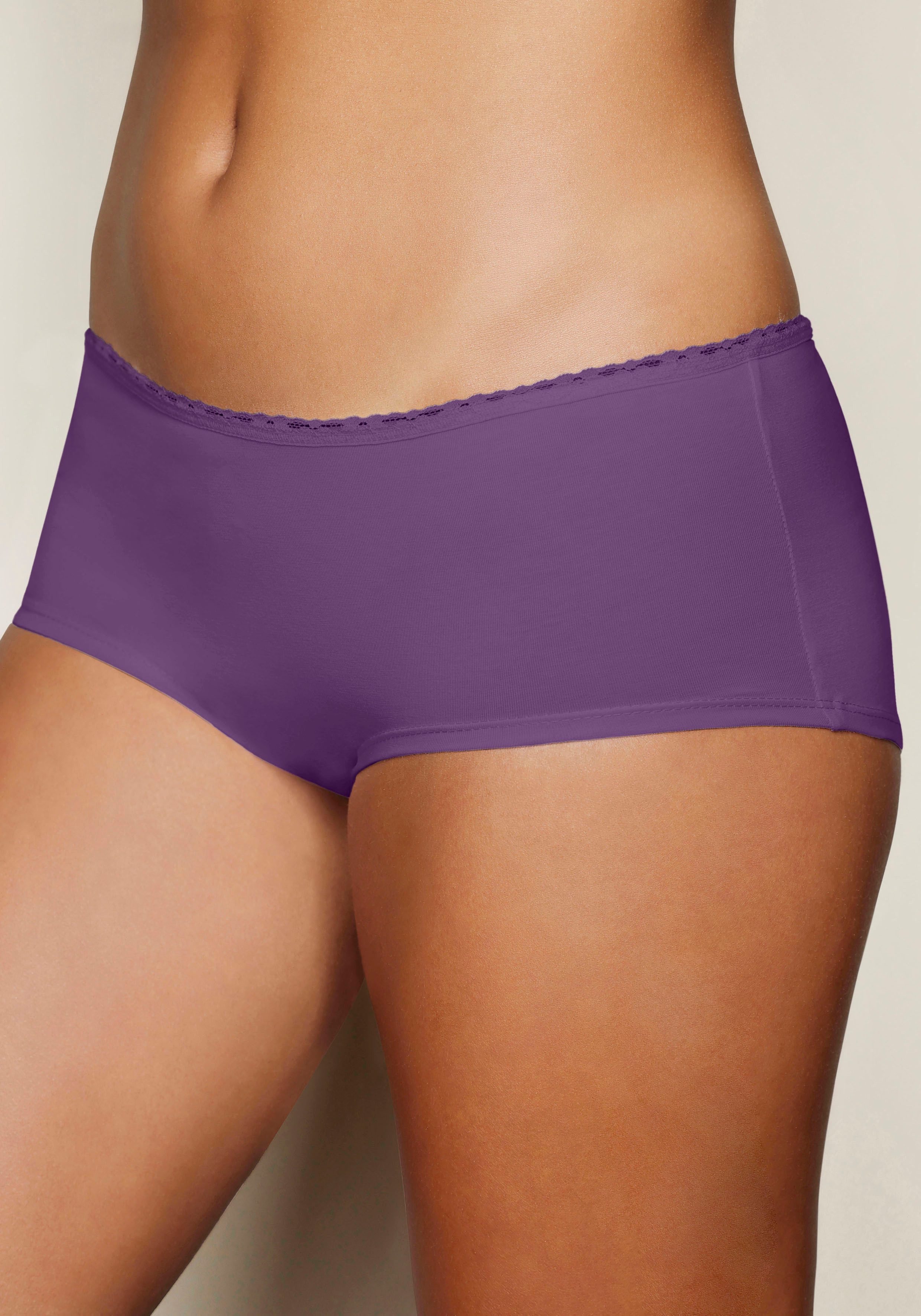 LASCANA Panty Geschenk Box (5er-Pack) mit süßen Herzchen-Prints und aus elastischer Baumwoll-Qualität – Bild 2 von 5