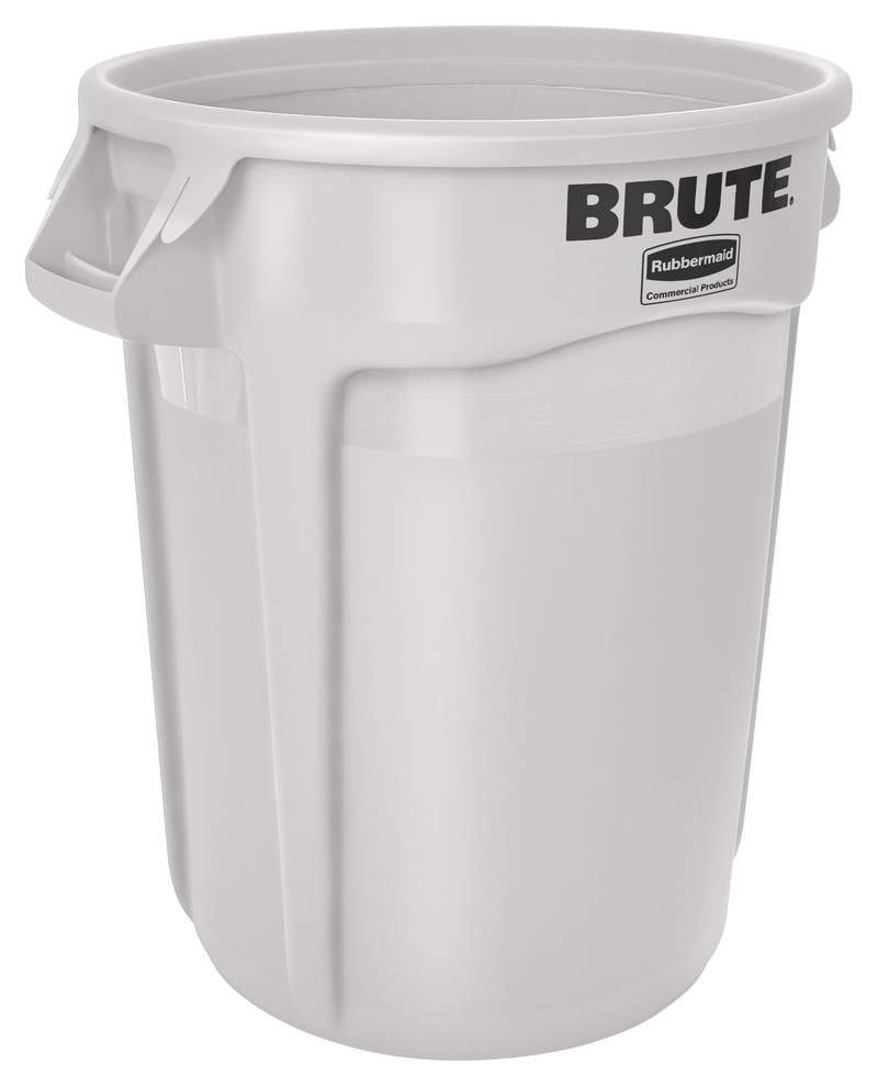 Rubbermaid Mülltrennsystem Rubbermaid BRUTE®-Behälter mit Lüftungskanälen, 121 l, weiß