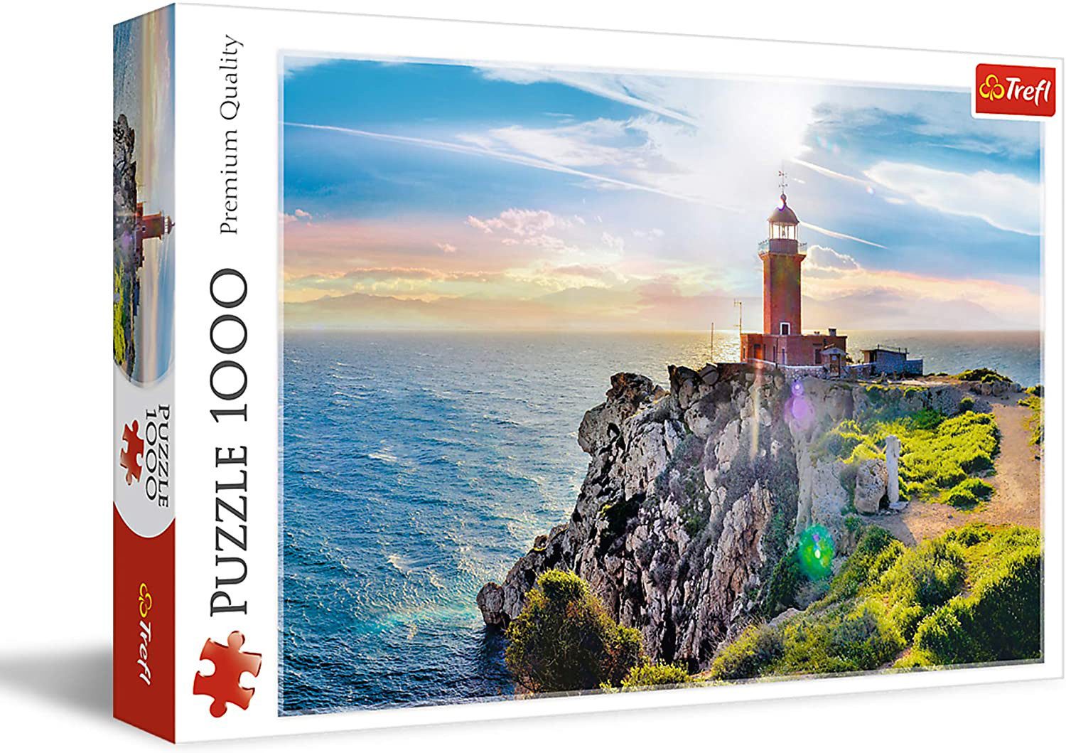 Puzzle 1000 Teile Puzzle - Puzzle - Der Melagavi Leuchtturm Griechenland, Puzzleteile