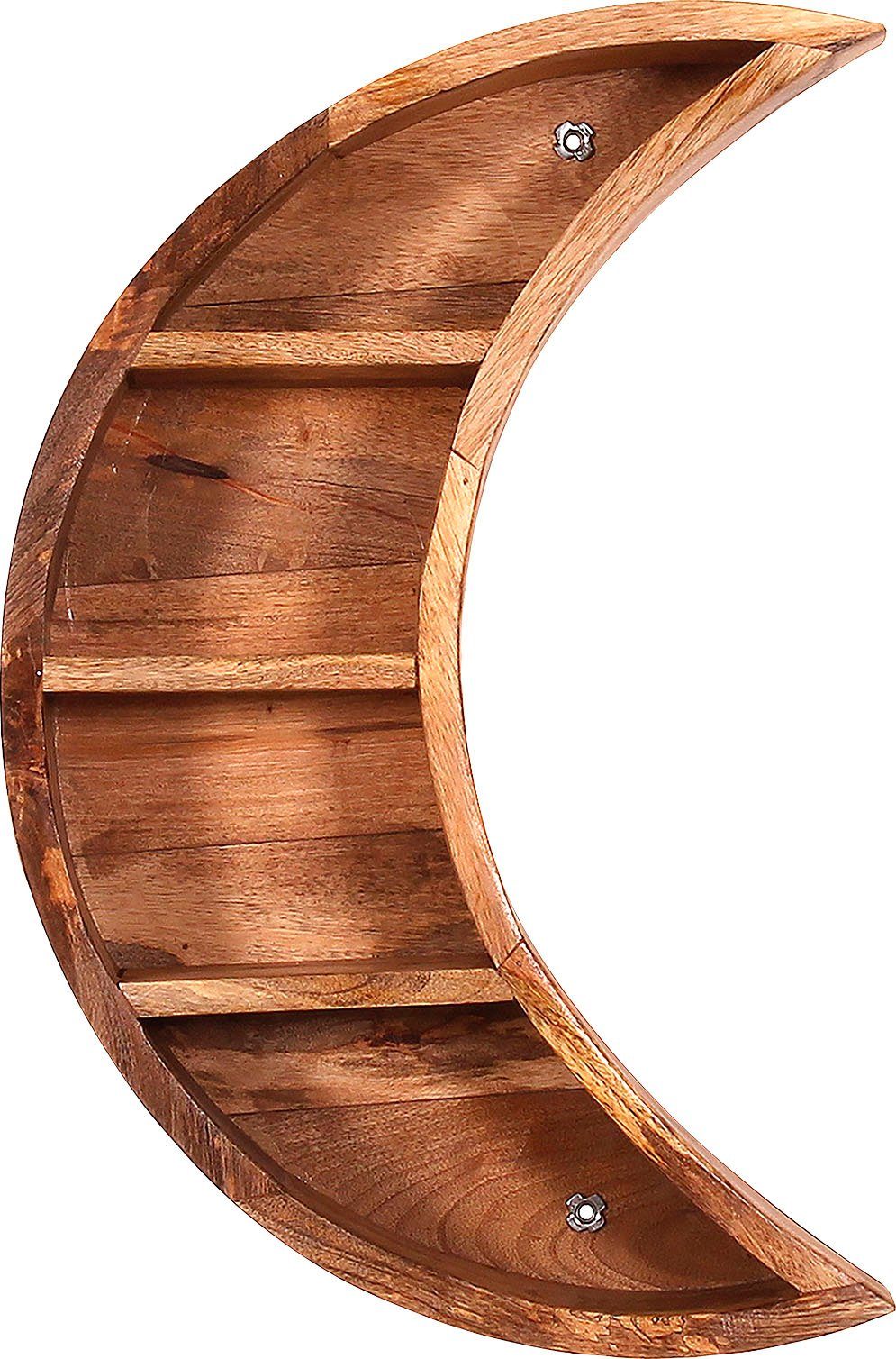 MÖBILIA Wandregal, In Form eines Halbmondes