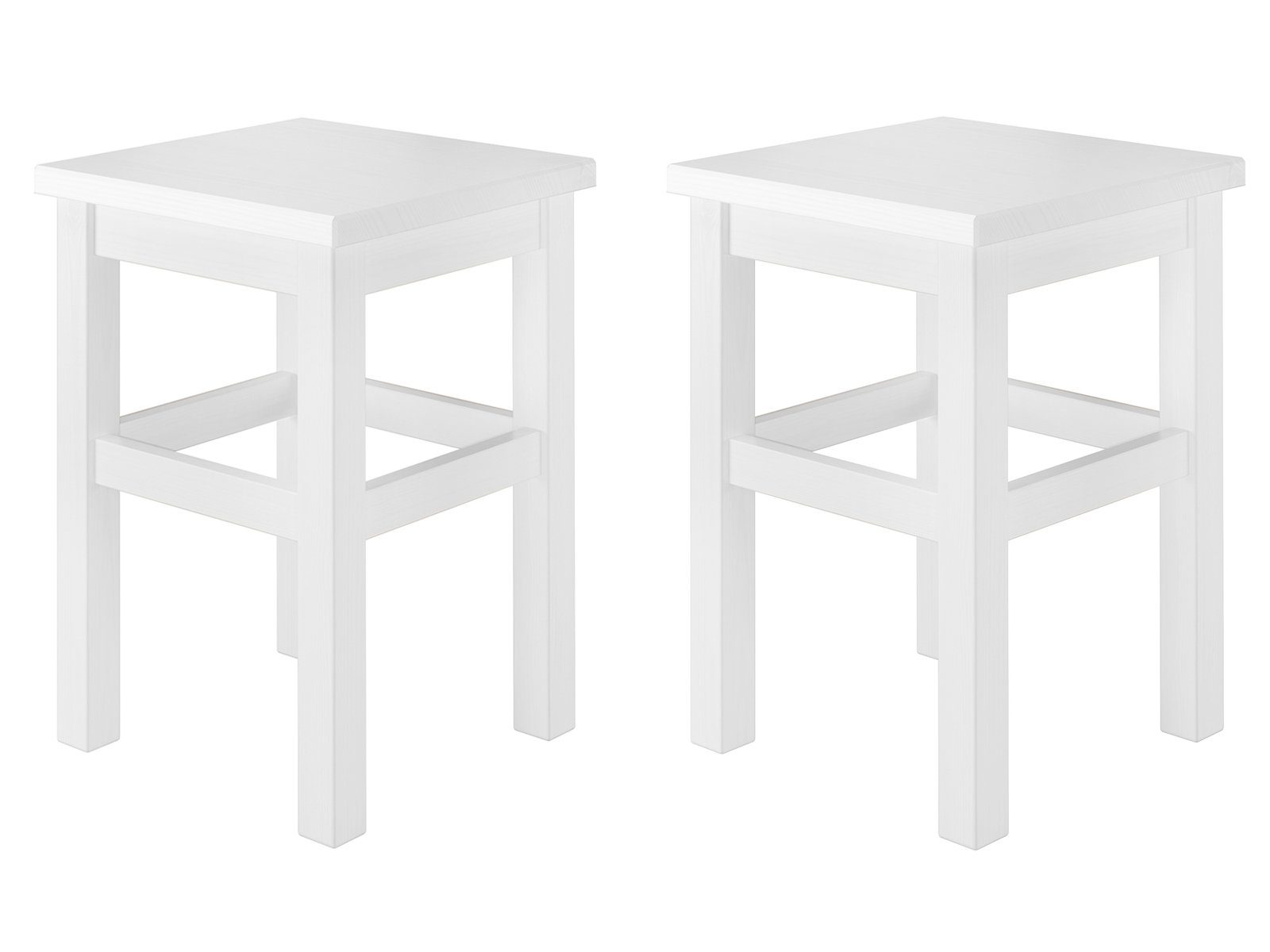 ERST-HOLZ Arbeitshocker Holzhocker Sitzhocker ohne Lehne in Kiefer Natur od günstig online kaufen