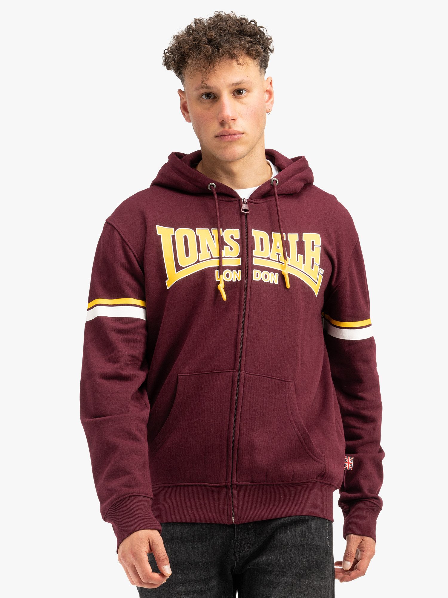 Lonsdale Kapuzensweatjacke DARFIELD (1-tlg)